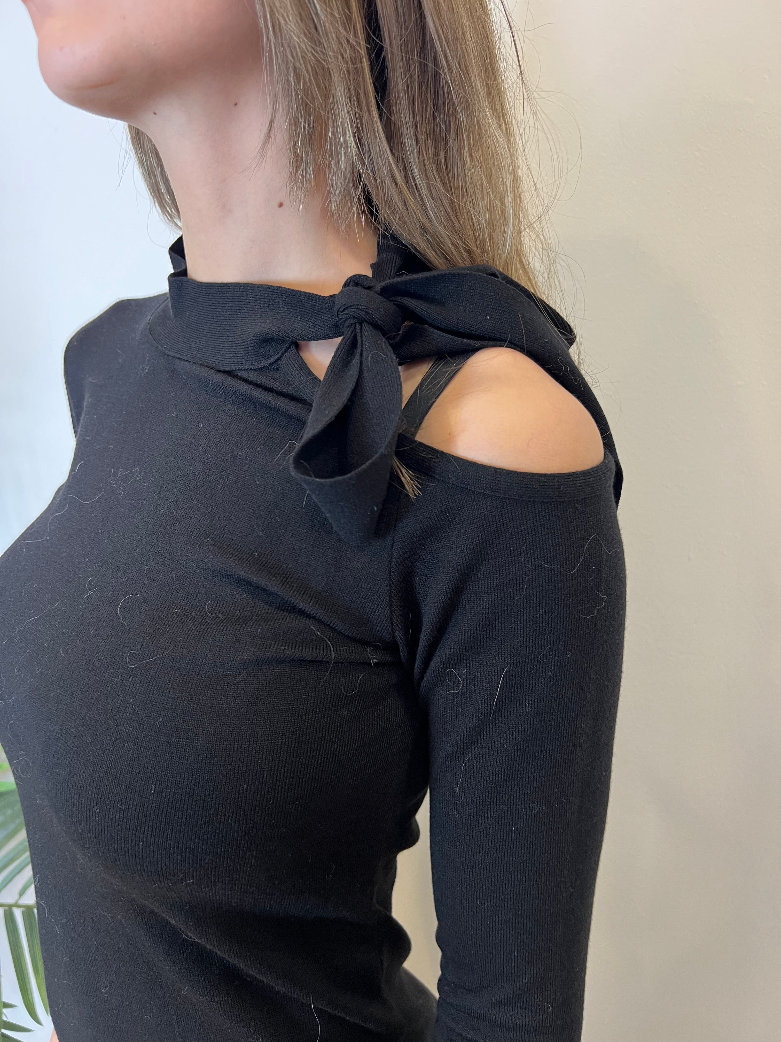 Abito cut out fiocco - Vicolo