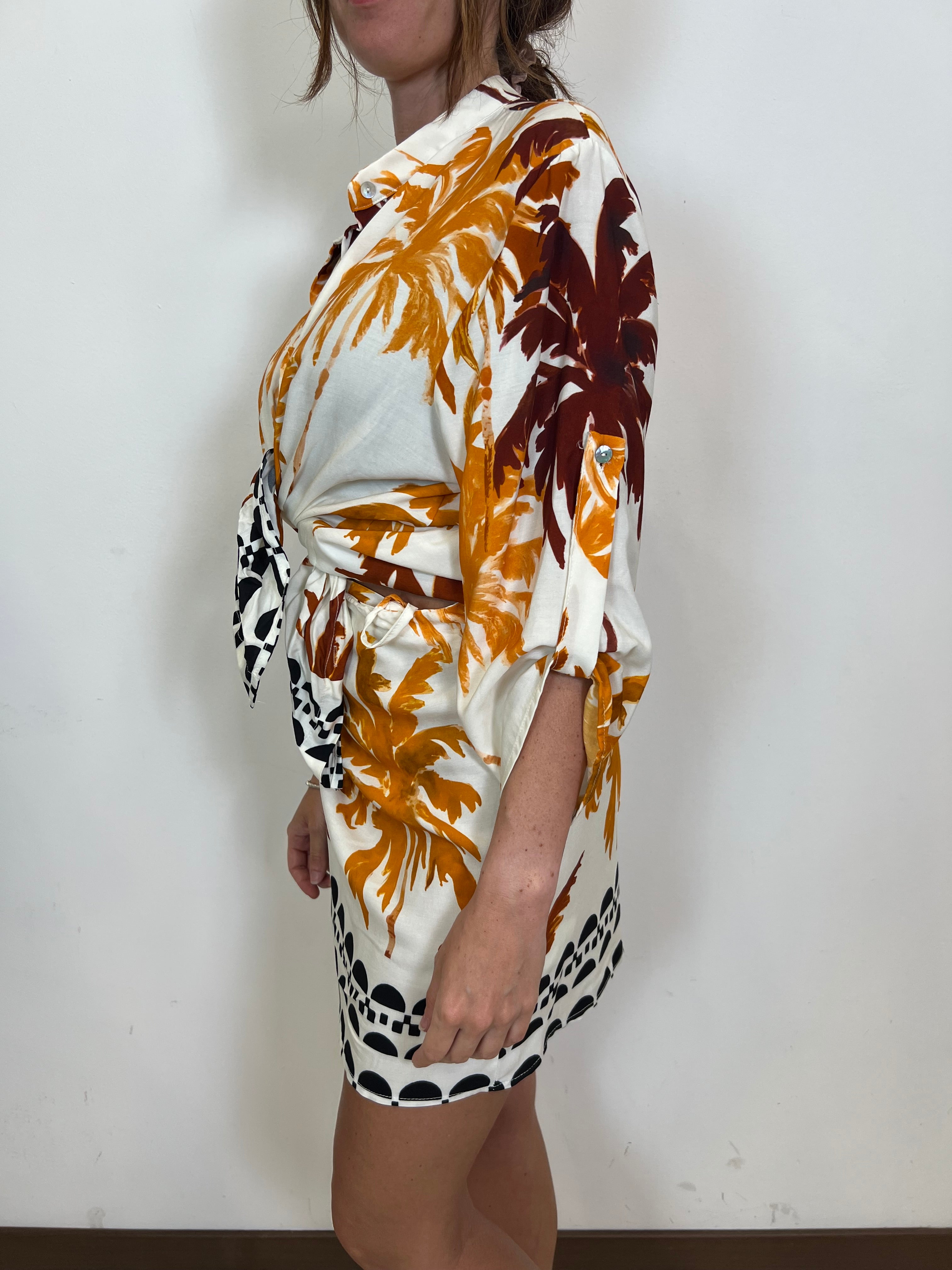 Camicia fantasia palme - Haveone