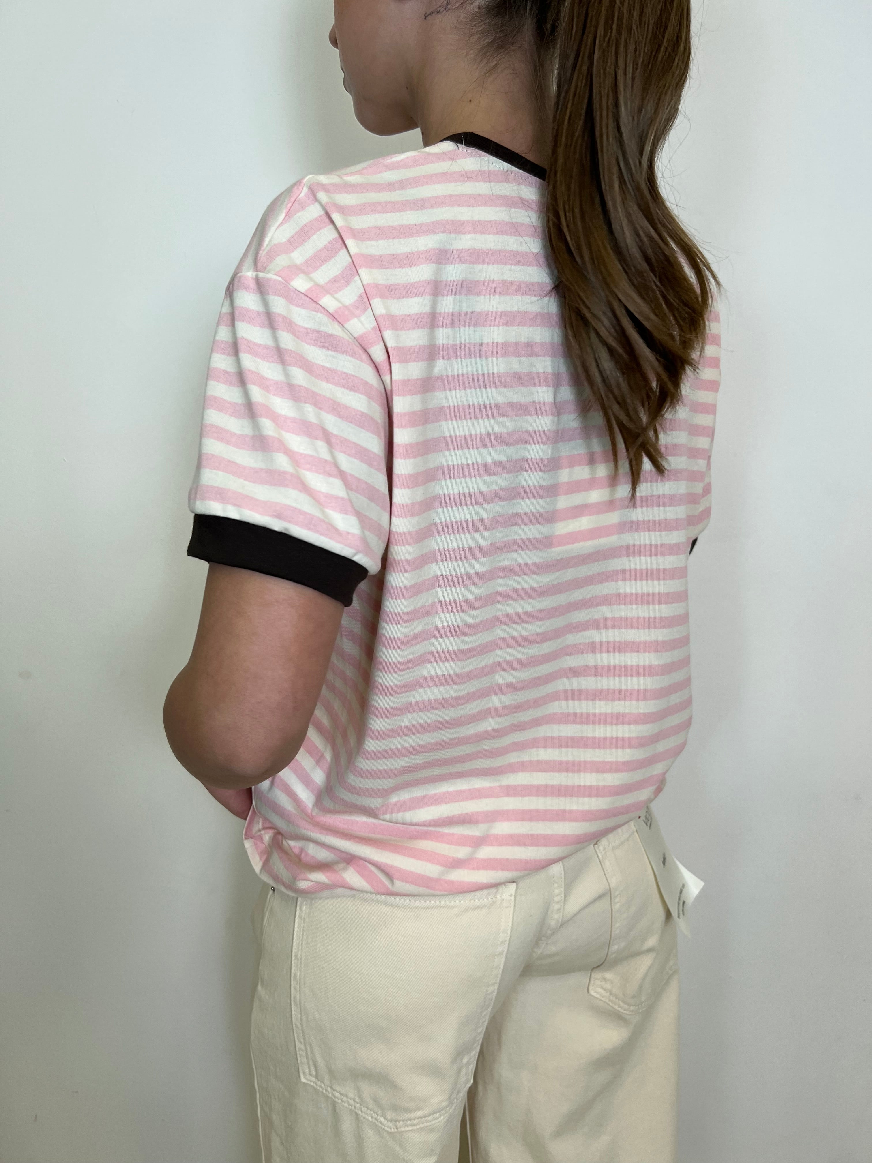 T-shirt righe numero 5 - Tensione In