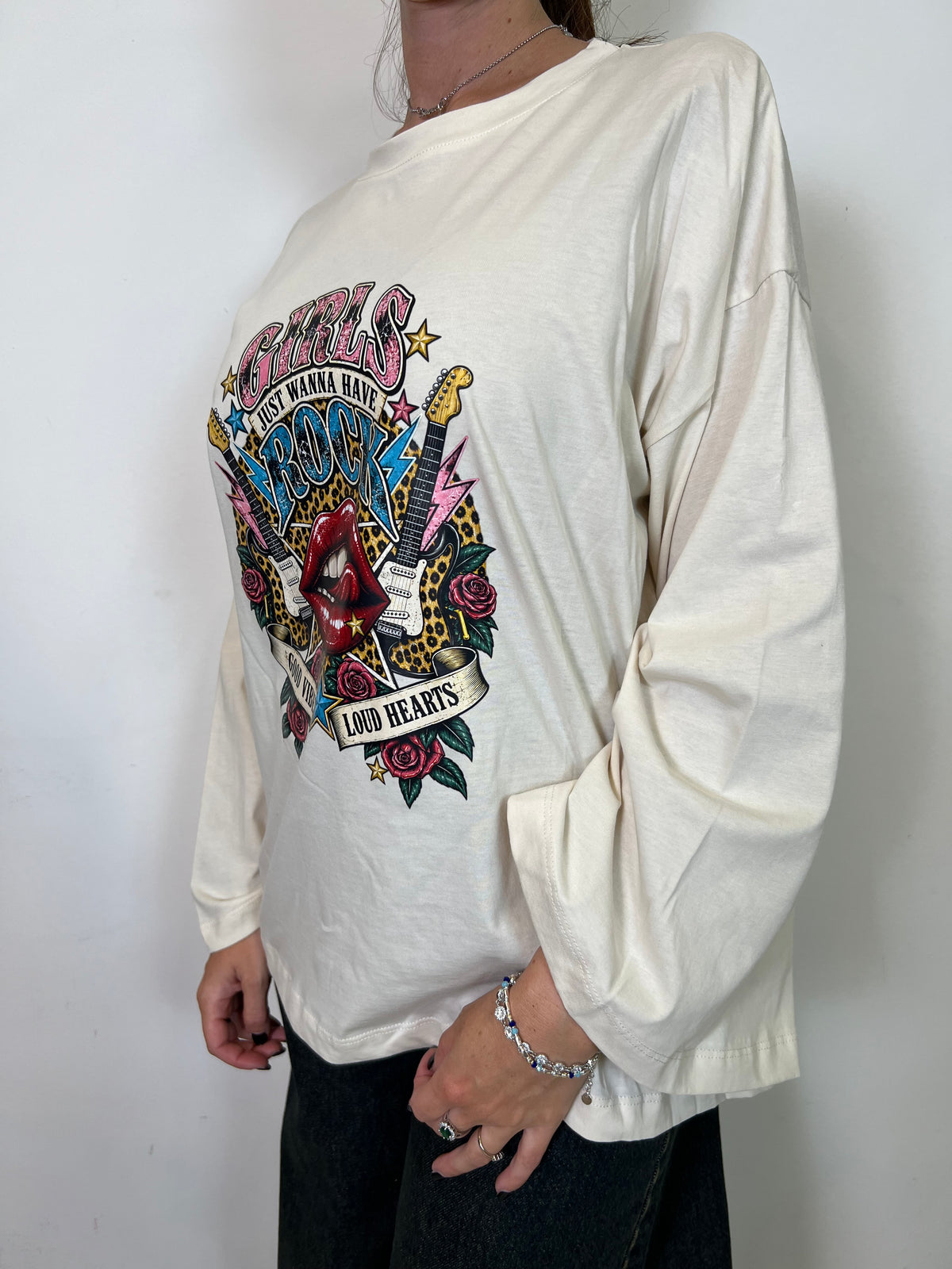 T-shirt “Girls rock” - Vicolo