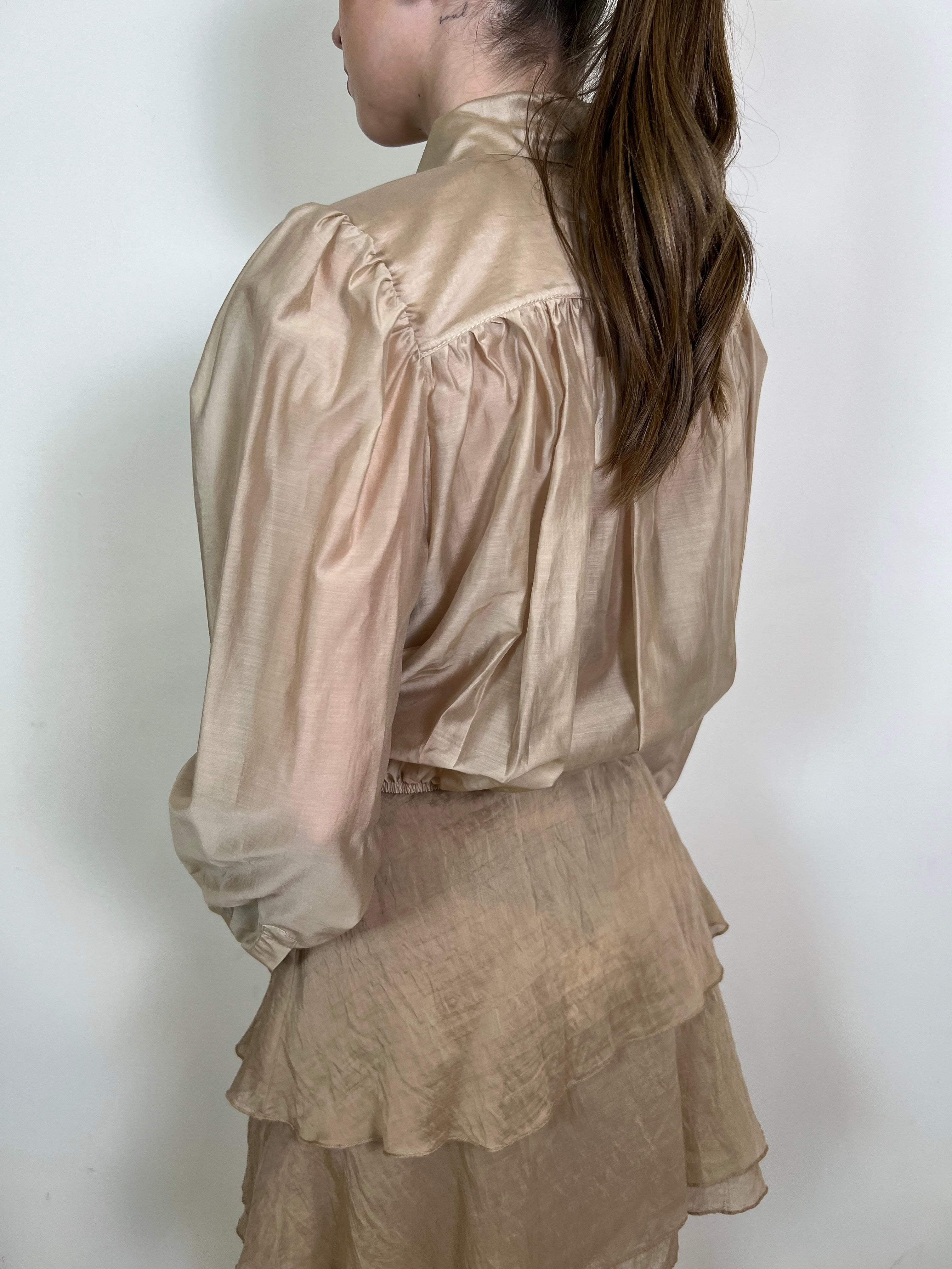 Camicia crop fiocco - Vicolo