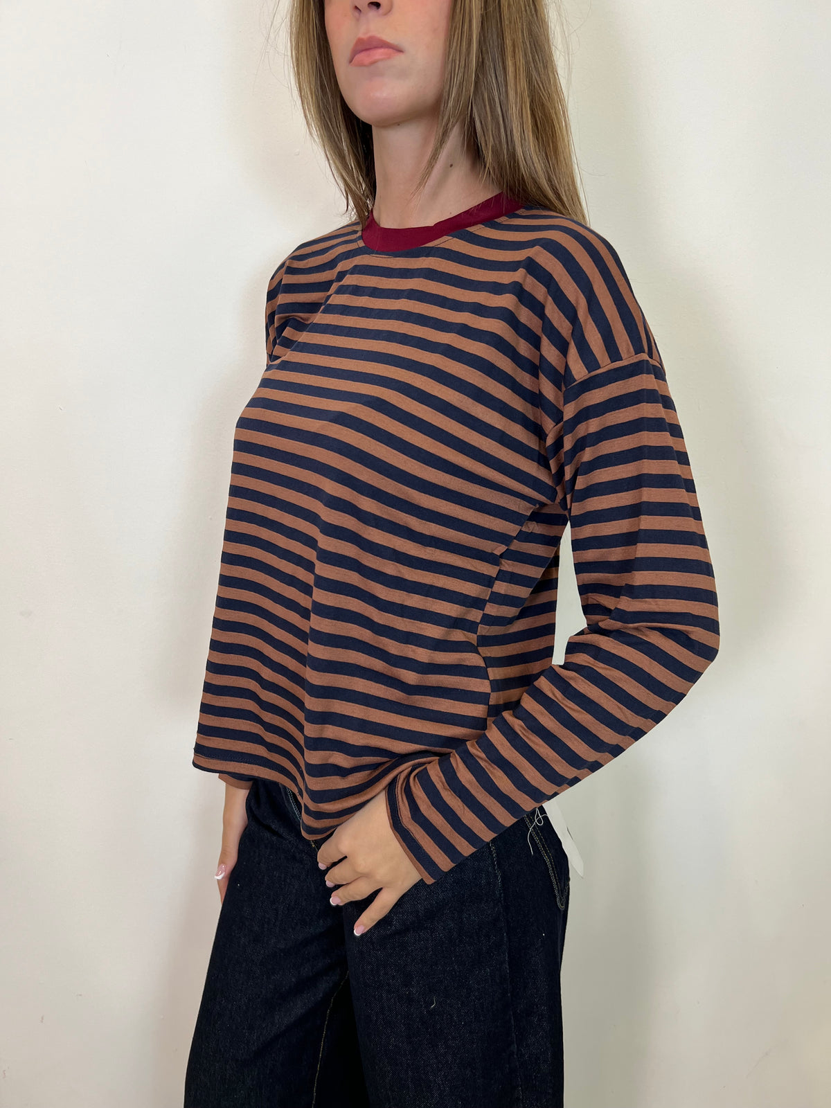 Maglia scatola righe - Haveone