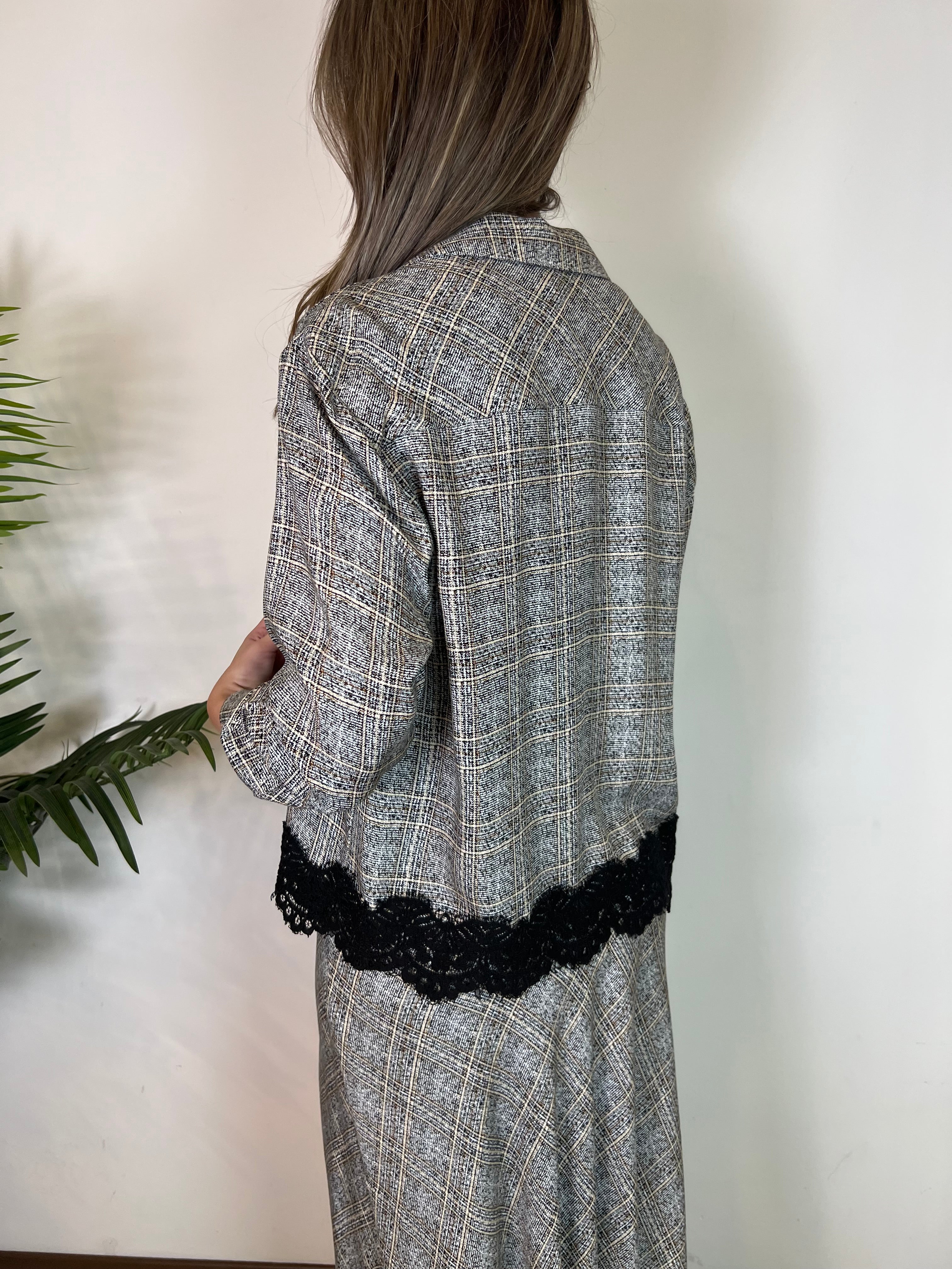 Camicia over fondo pizzo - Haveone