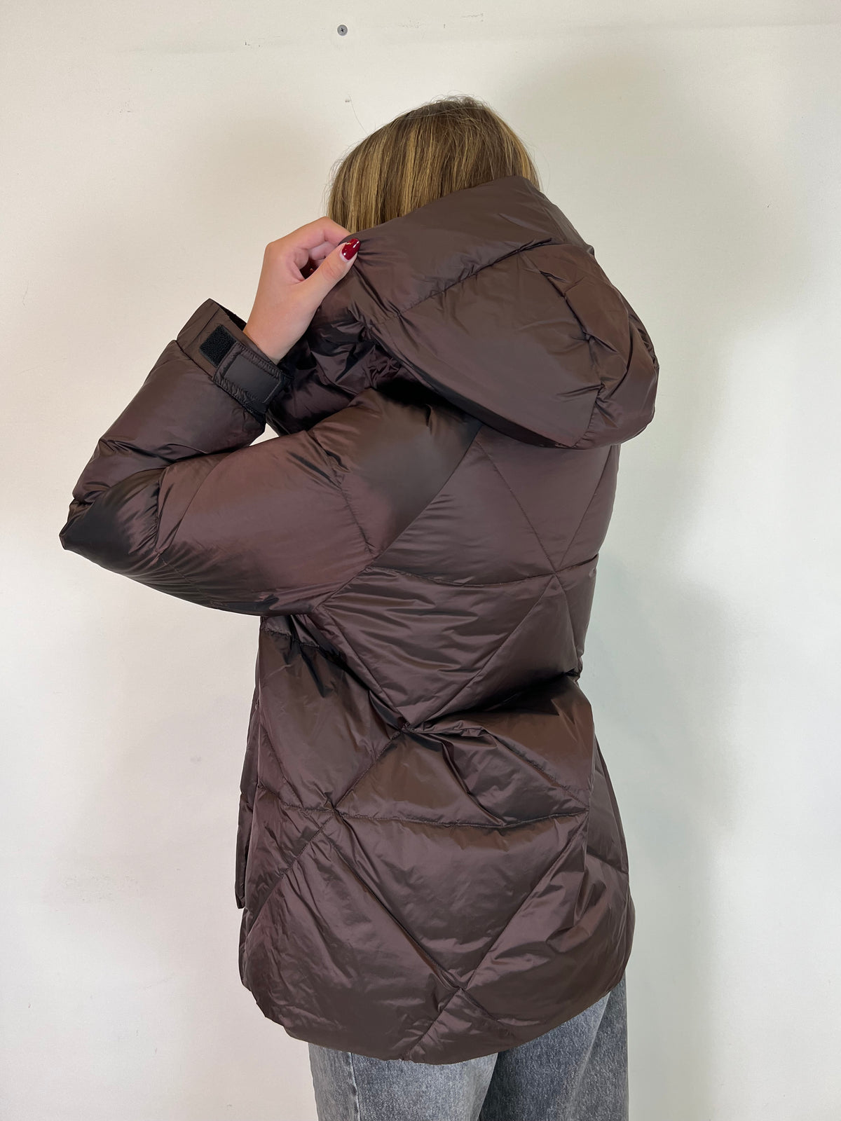 Piumino maxi con cappuccio - Haveone