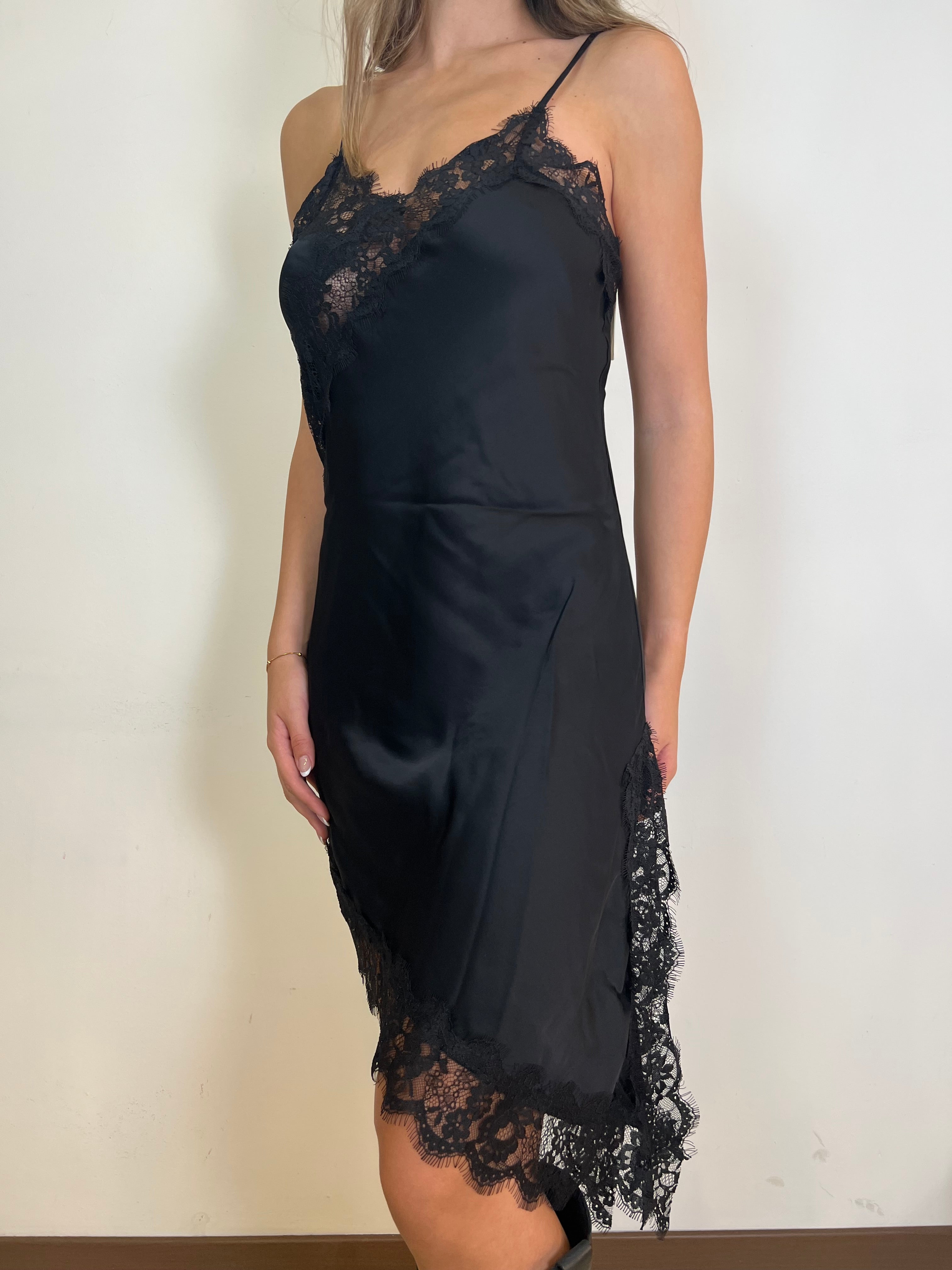 Abito lingerie asimmetrico - Vicolo