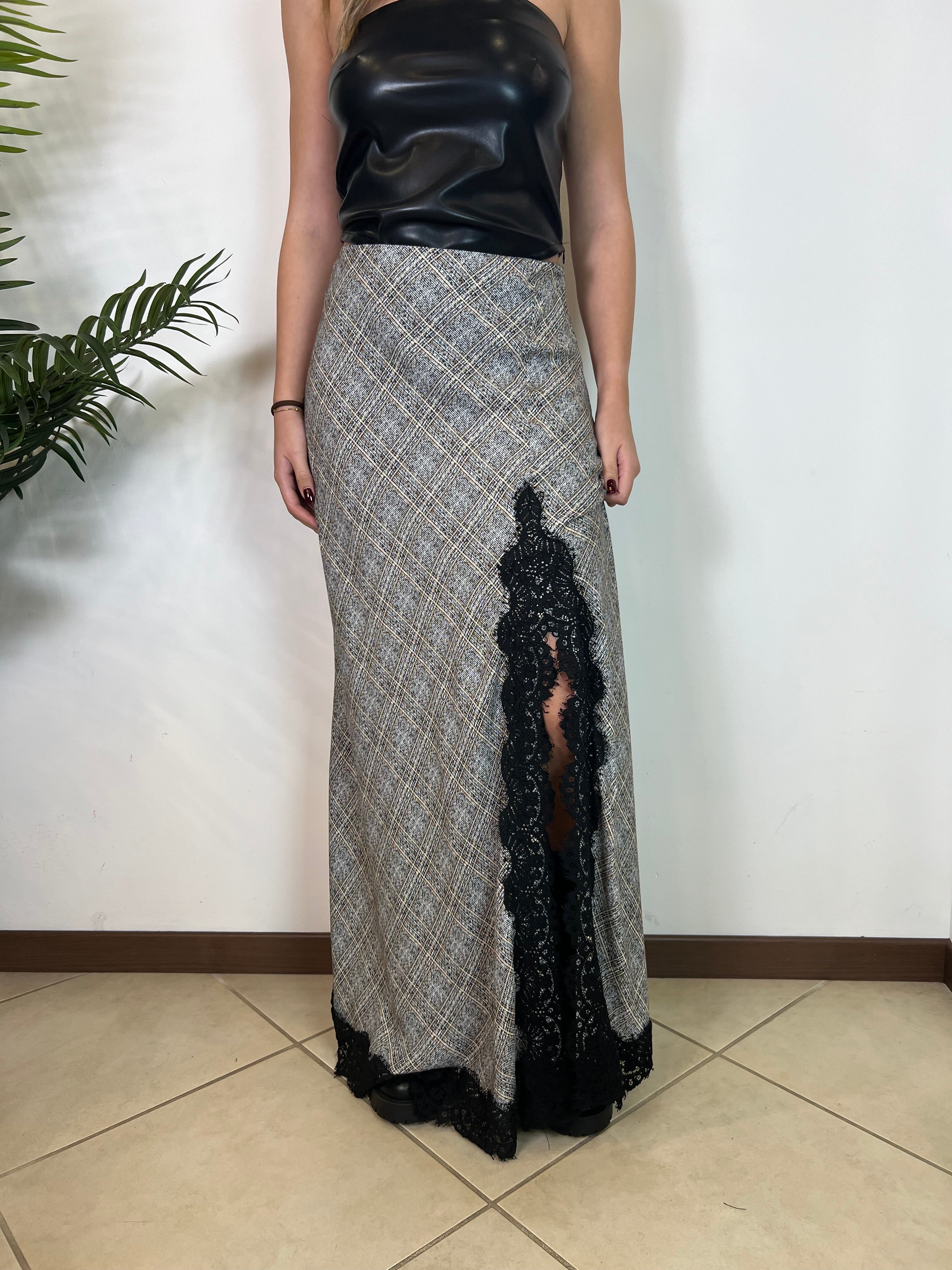 Gonna lunga spacco pizzo - Haveone