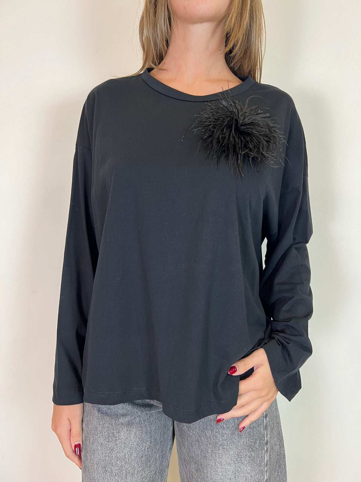T-shirt spilla piumetta - Tensione In