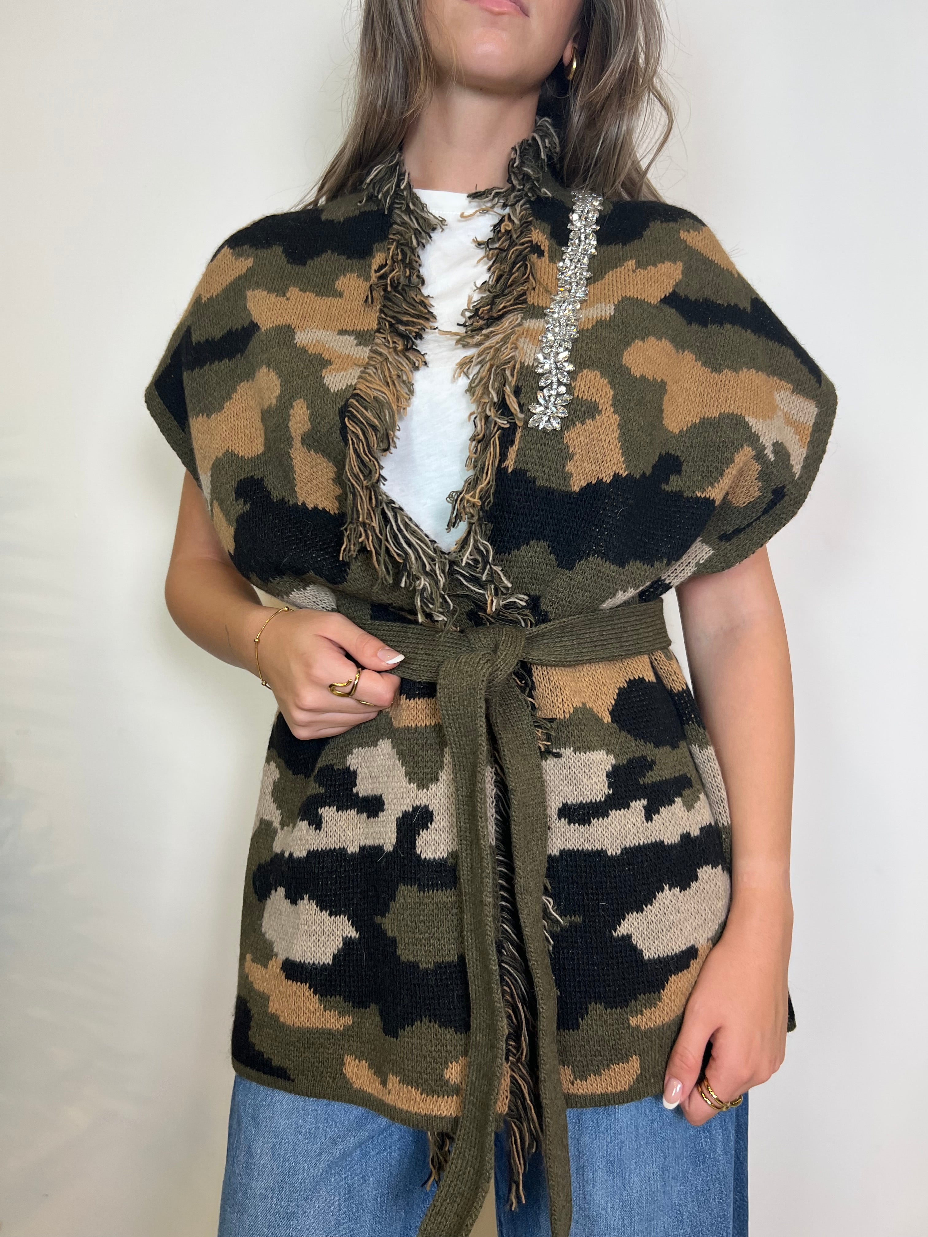 Gilet militare cabochon - Haveone