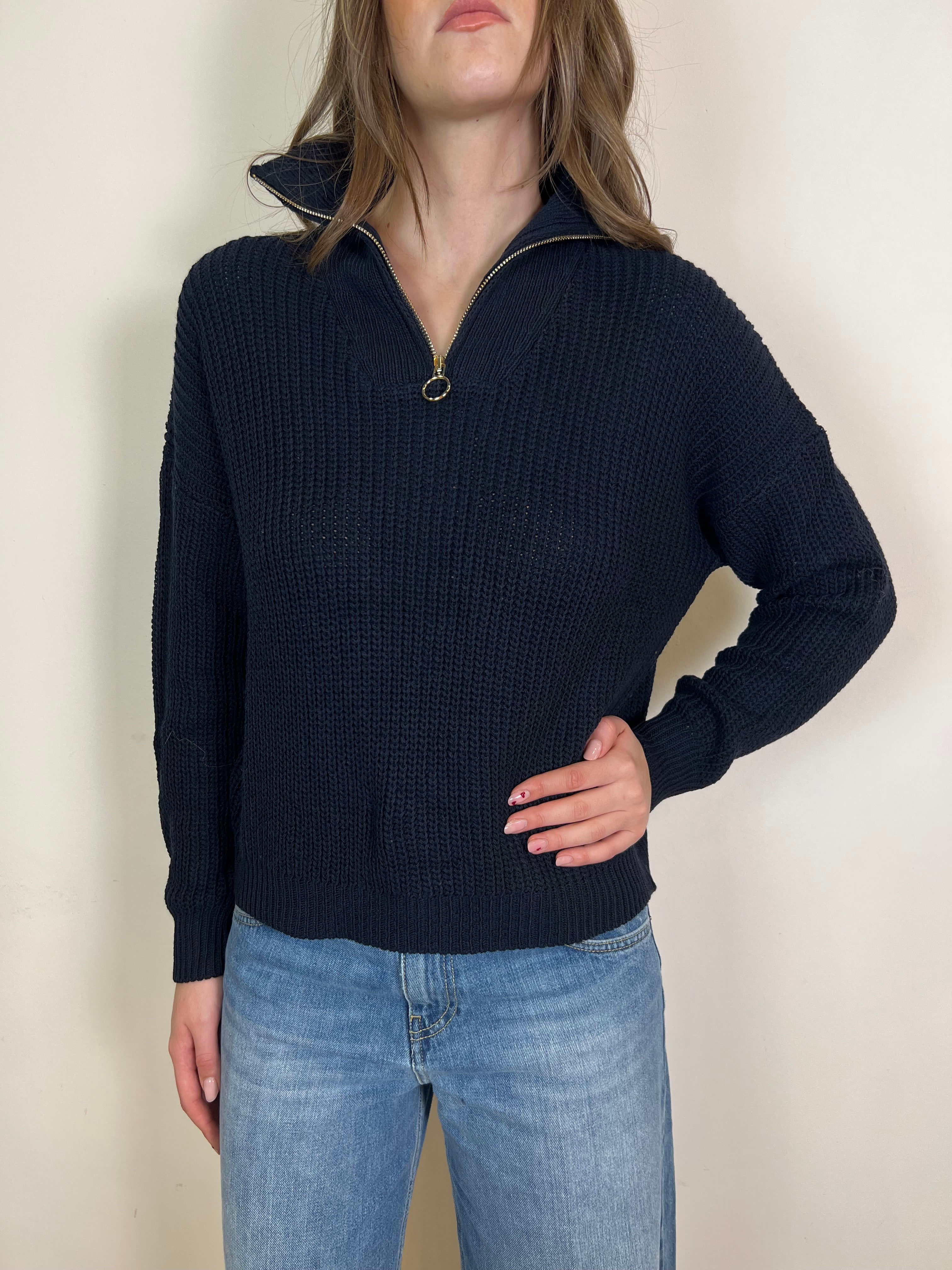 Maglia mini zip - Haveone