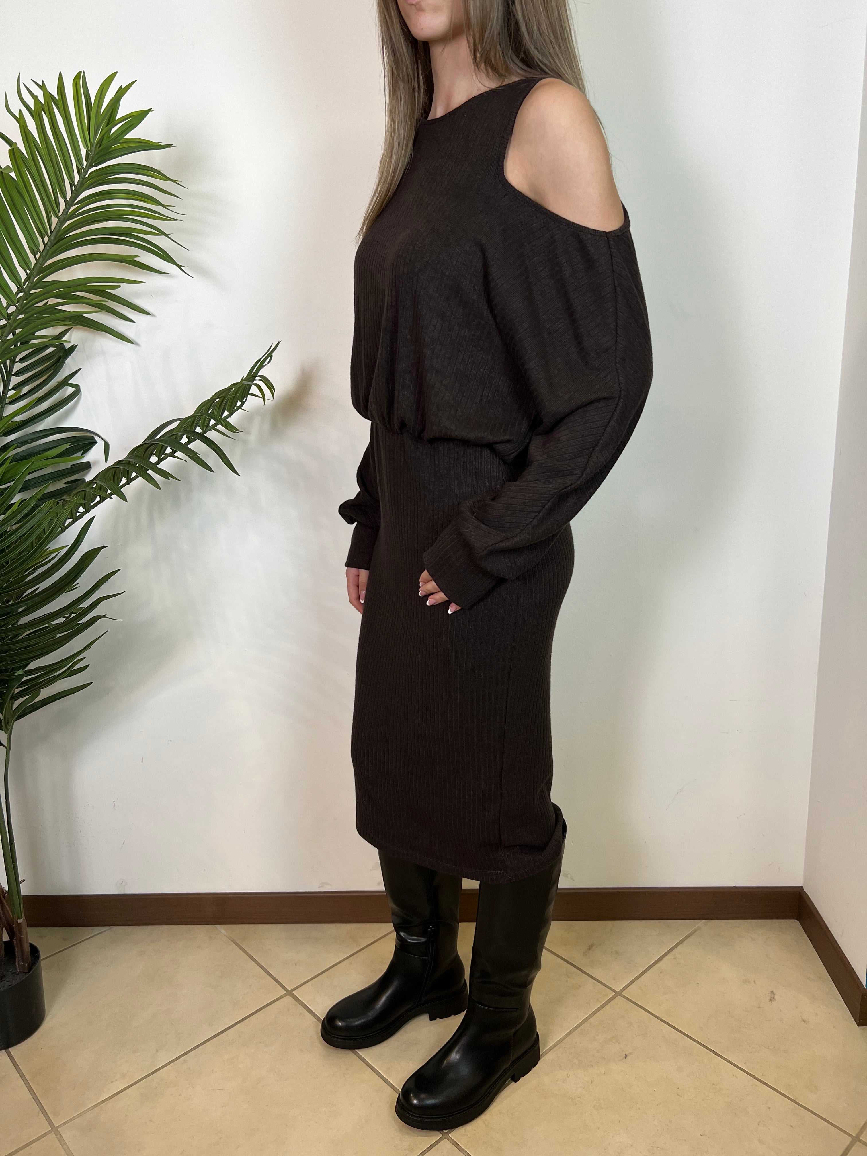 Abito midi cut-out - Haveone