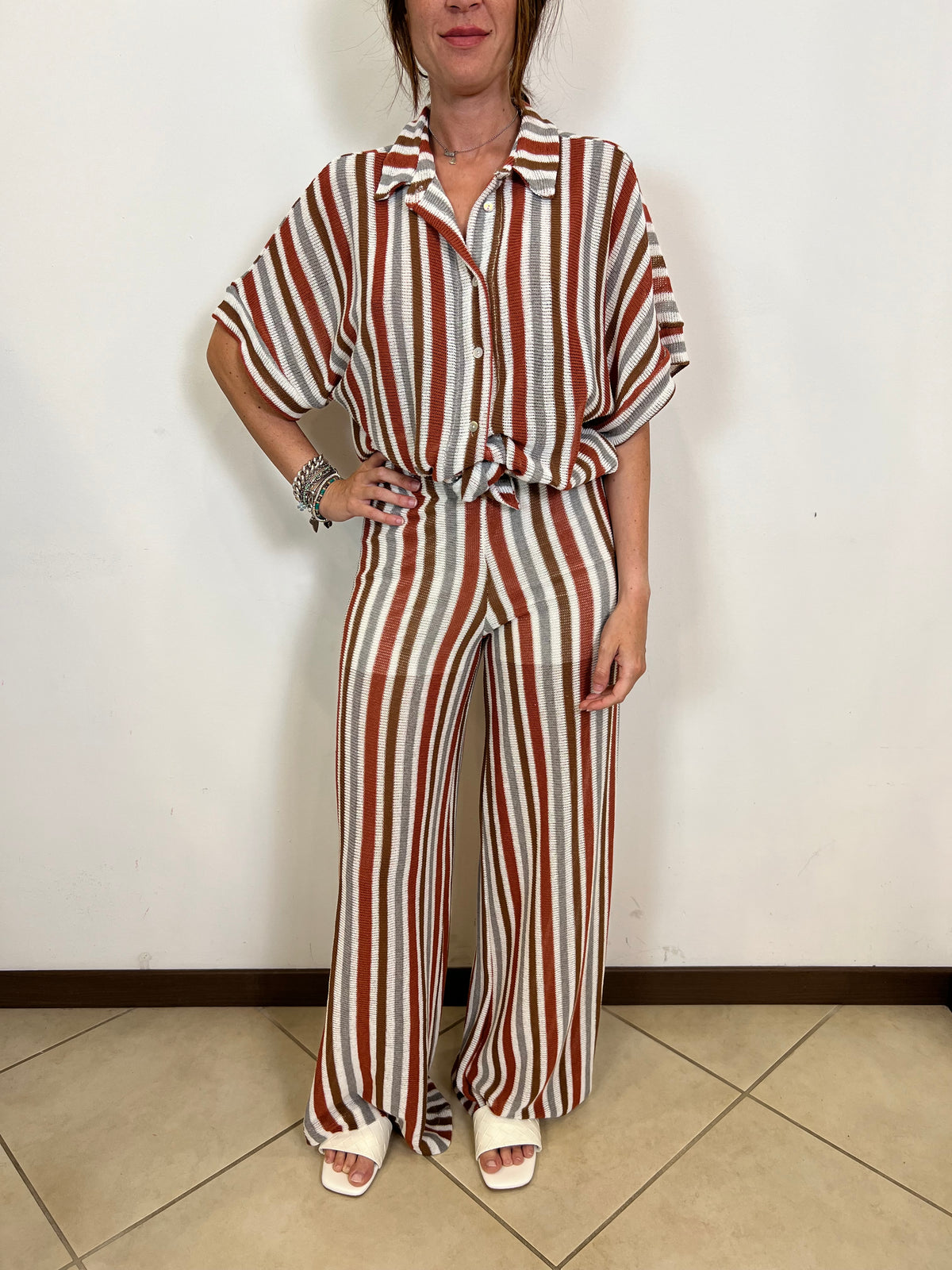 Pantalone righe verticali - Haveone