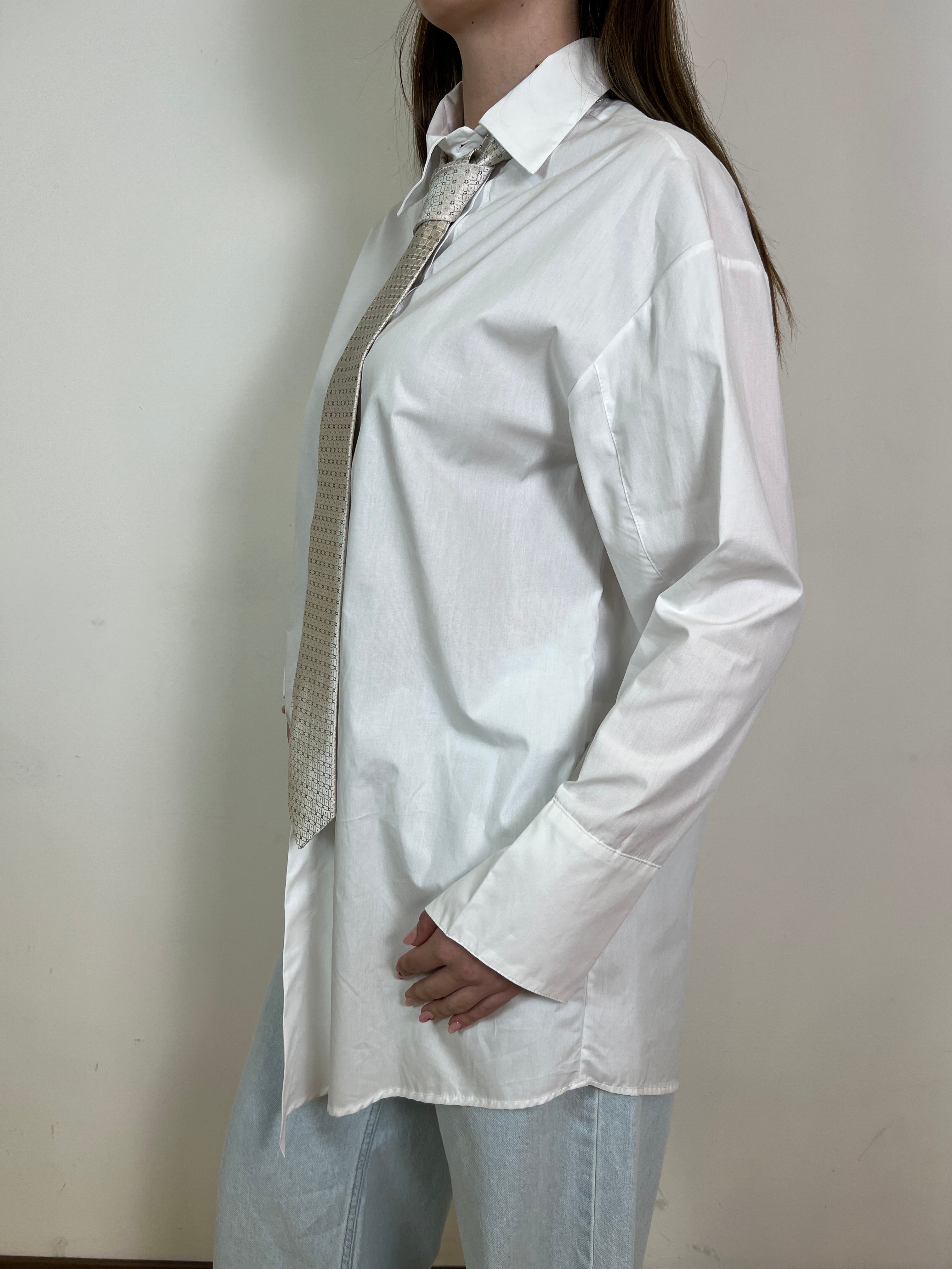 Camicia asimmetrica cravatta - Vicolo