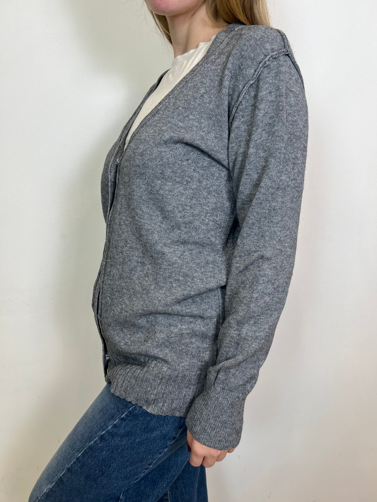 Cardigan lungo rasato - Haveone