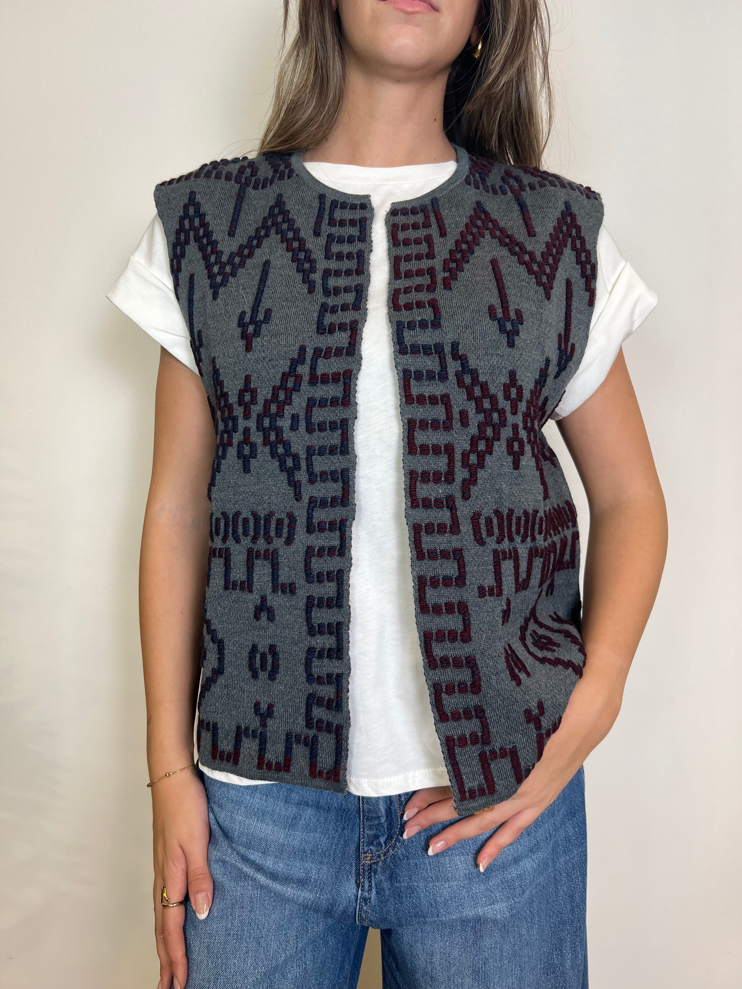 Gilet ricami - TensioneIn