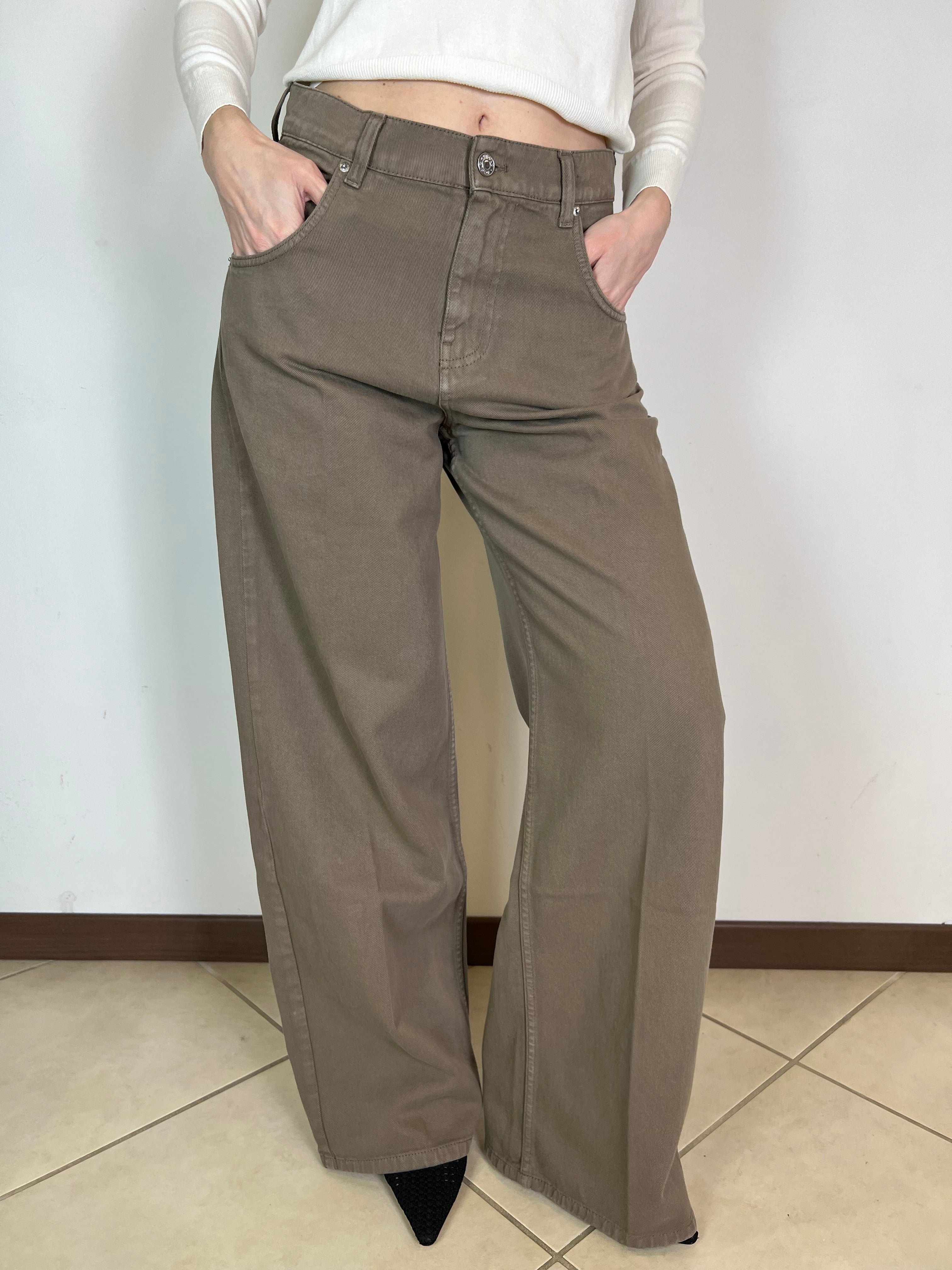 Jeans Mia tortora - Vicolo