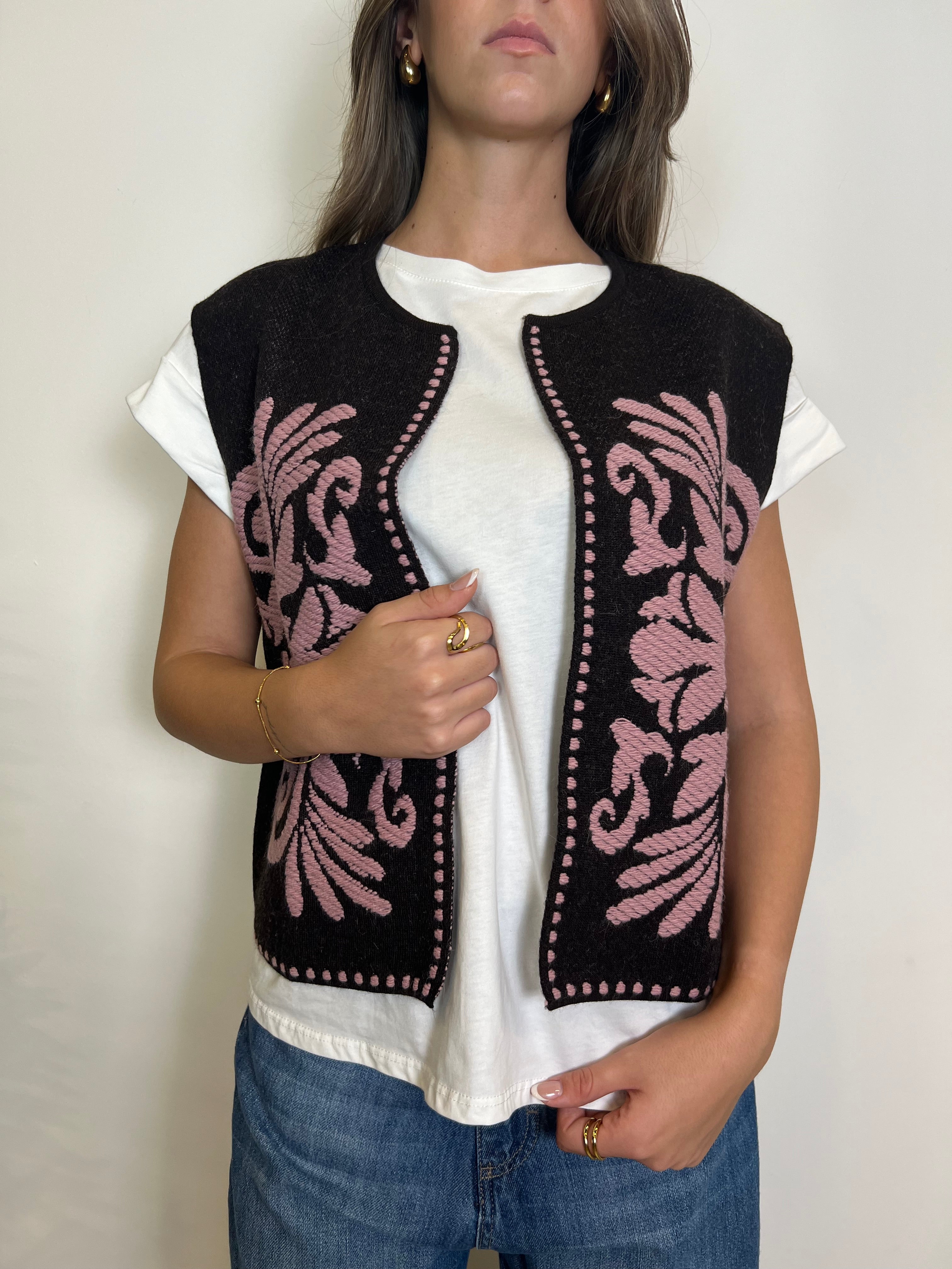 Gilet ricami - TensioneIn