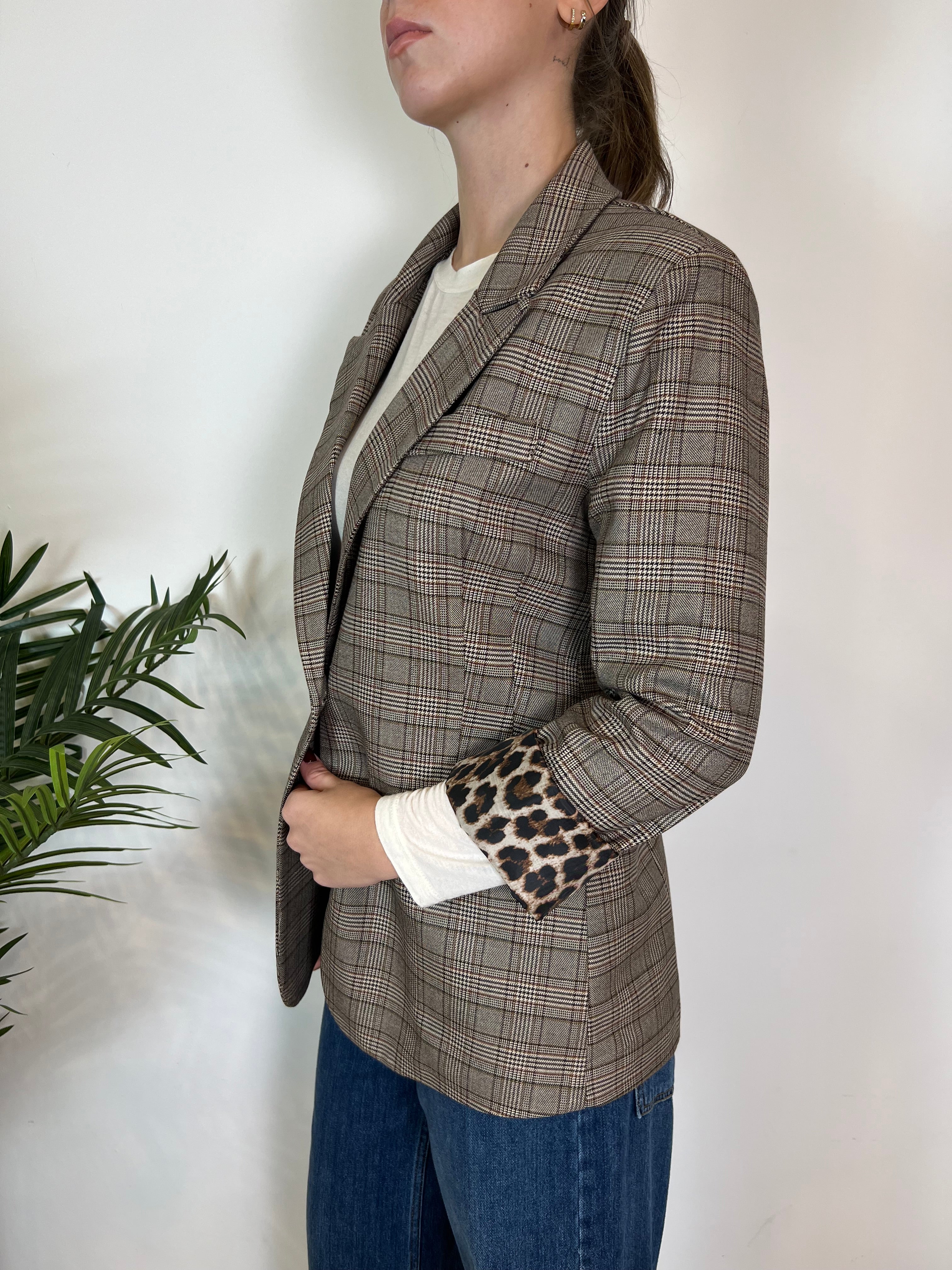 Giacca principe di galles interno maculato - Haveone