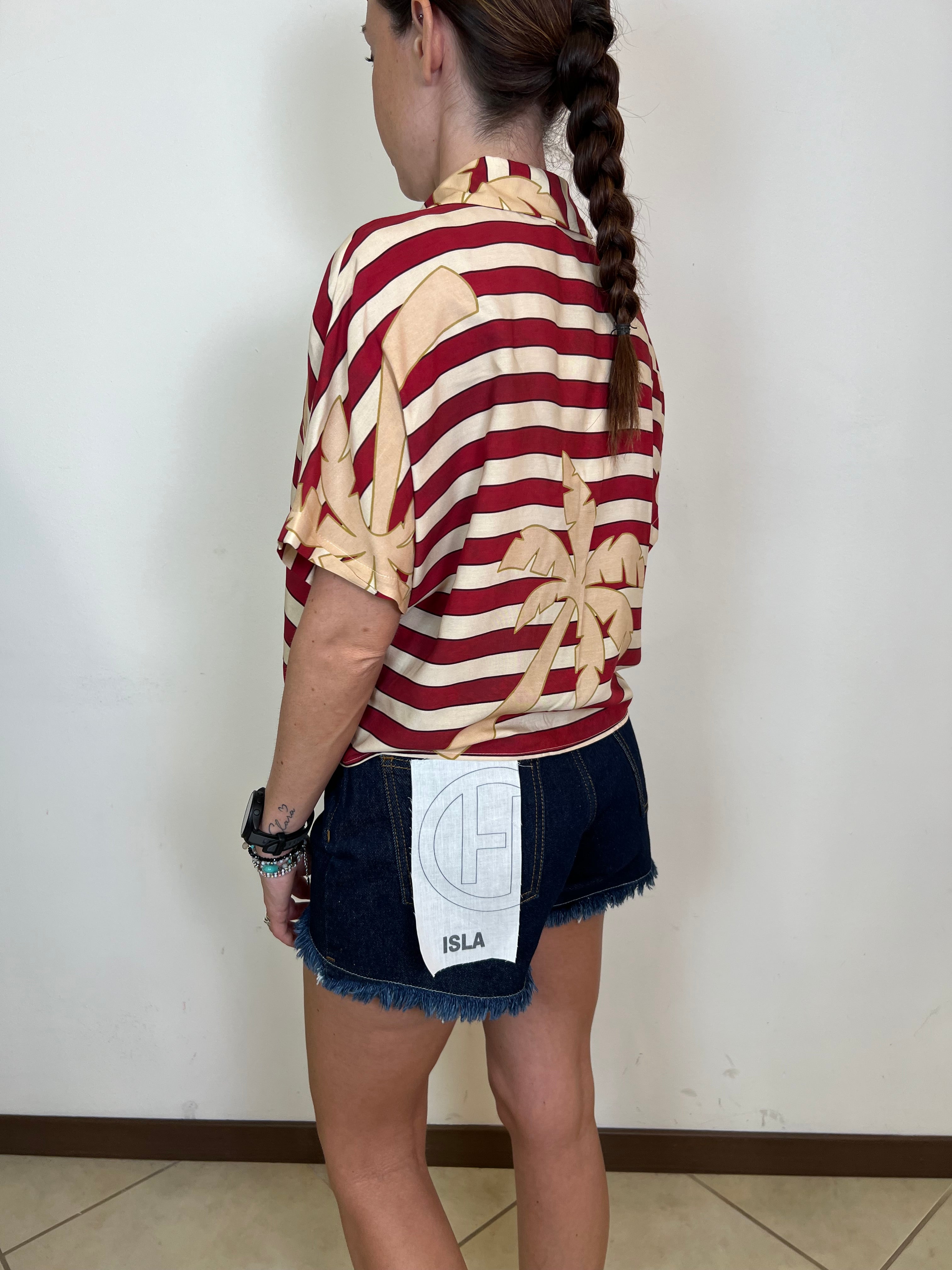 Camicia righe e palme - Haveone