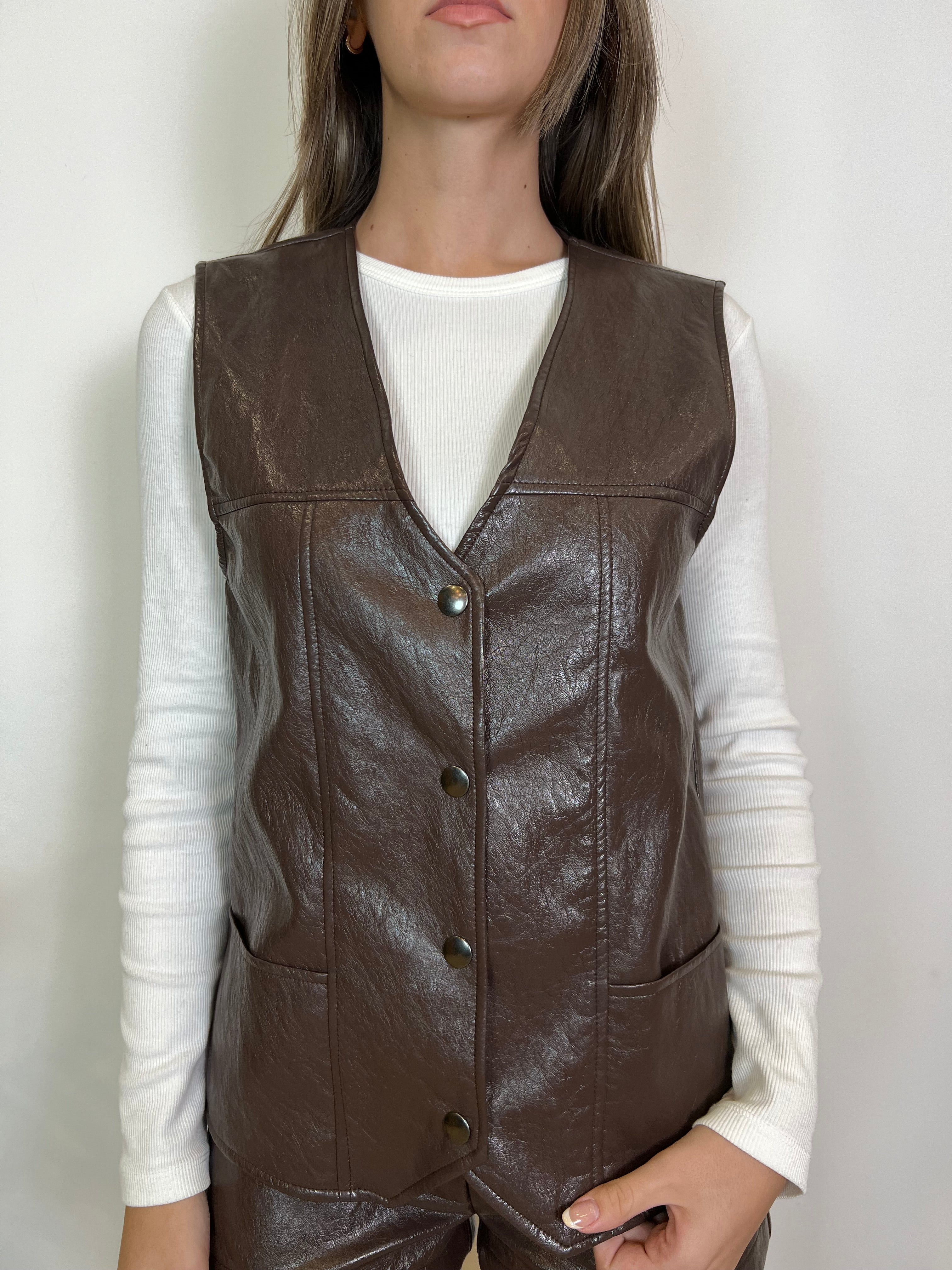 Gilet ecopelle - Vicolo