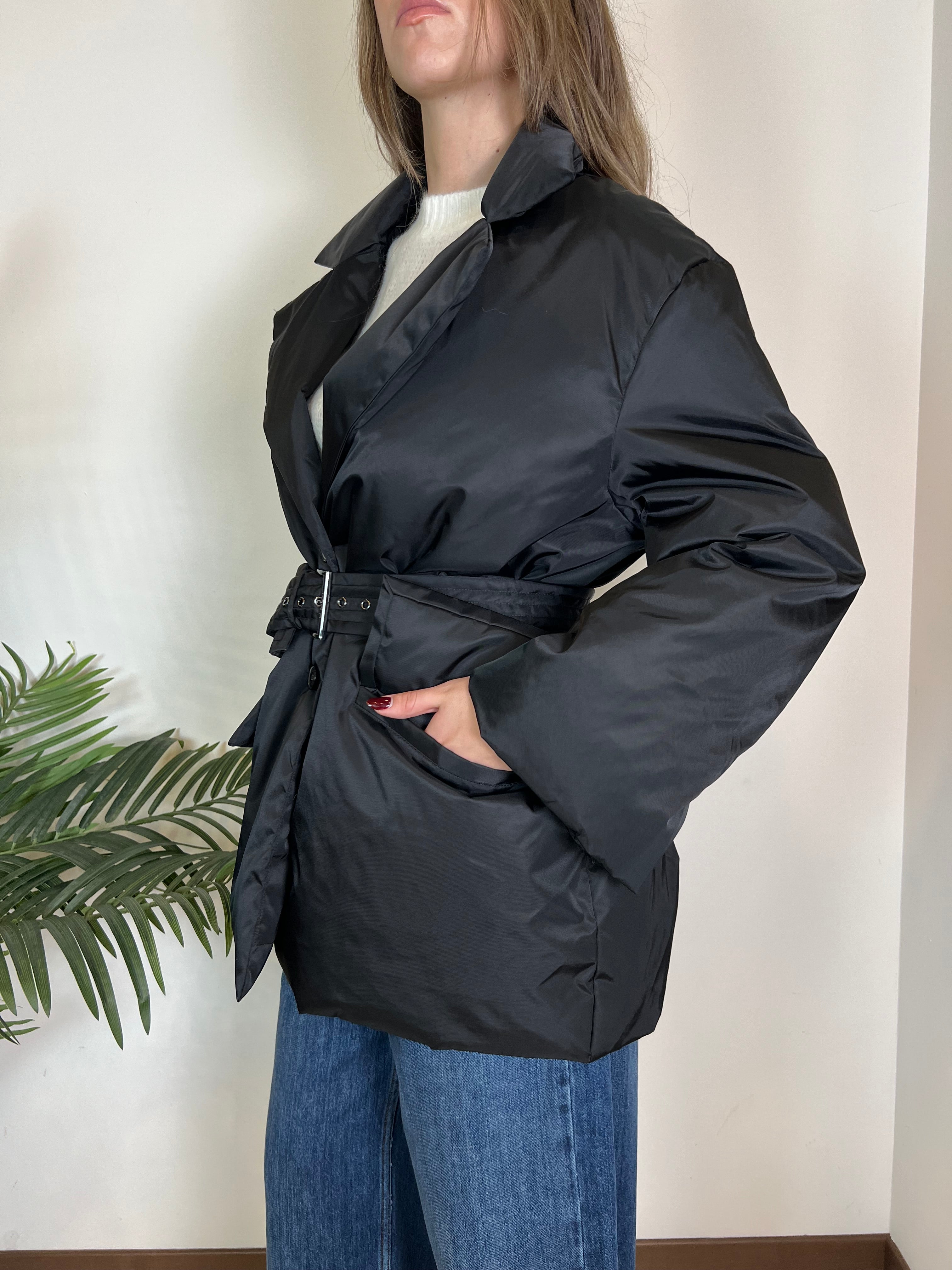 Piumino over con cintura - Vicolo