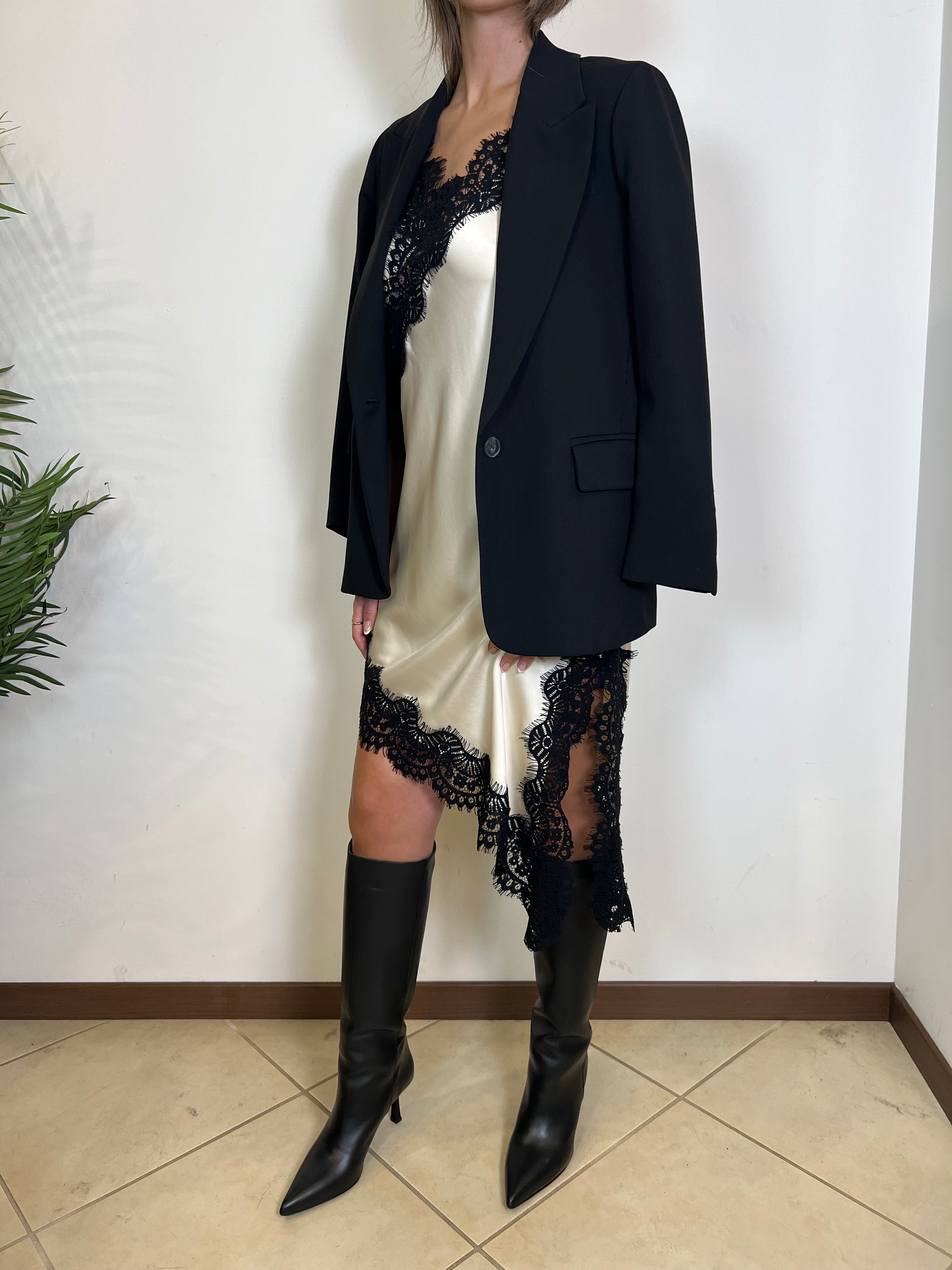 Abito asimmetrico lingerie - Haveone