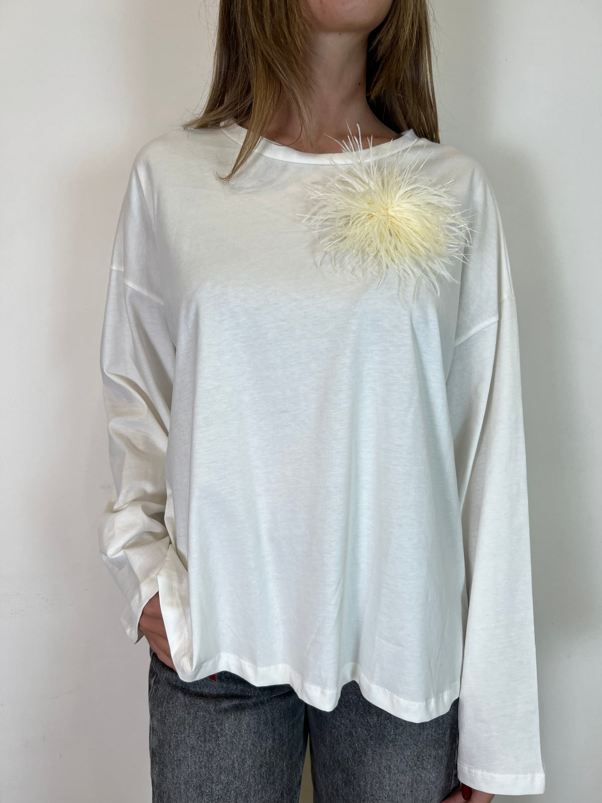 T-shirt spilla piumetta - Tensione In