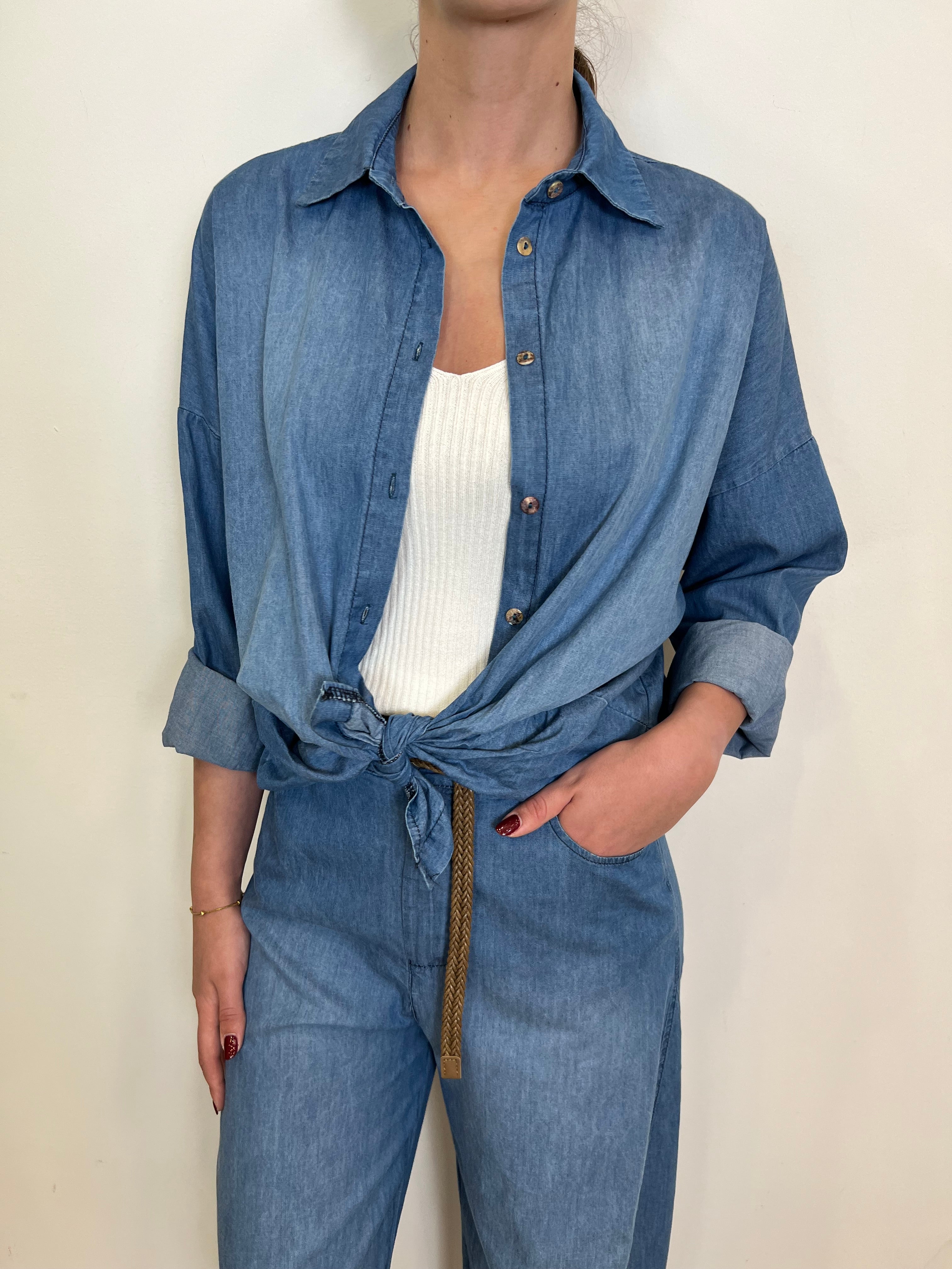 Camicia chambray - Haveone