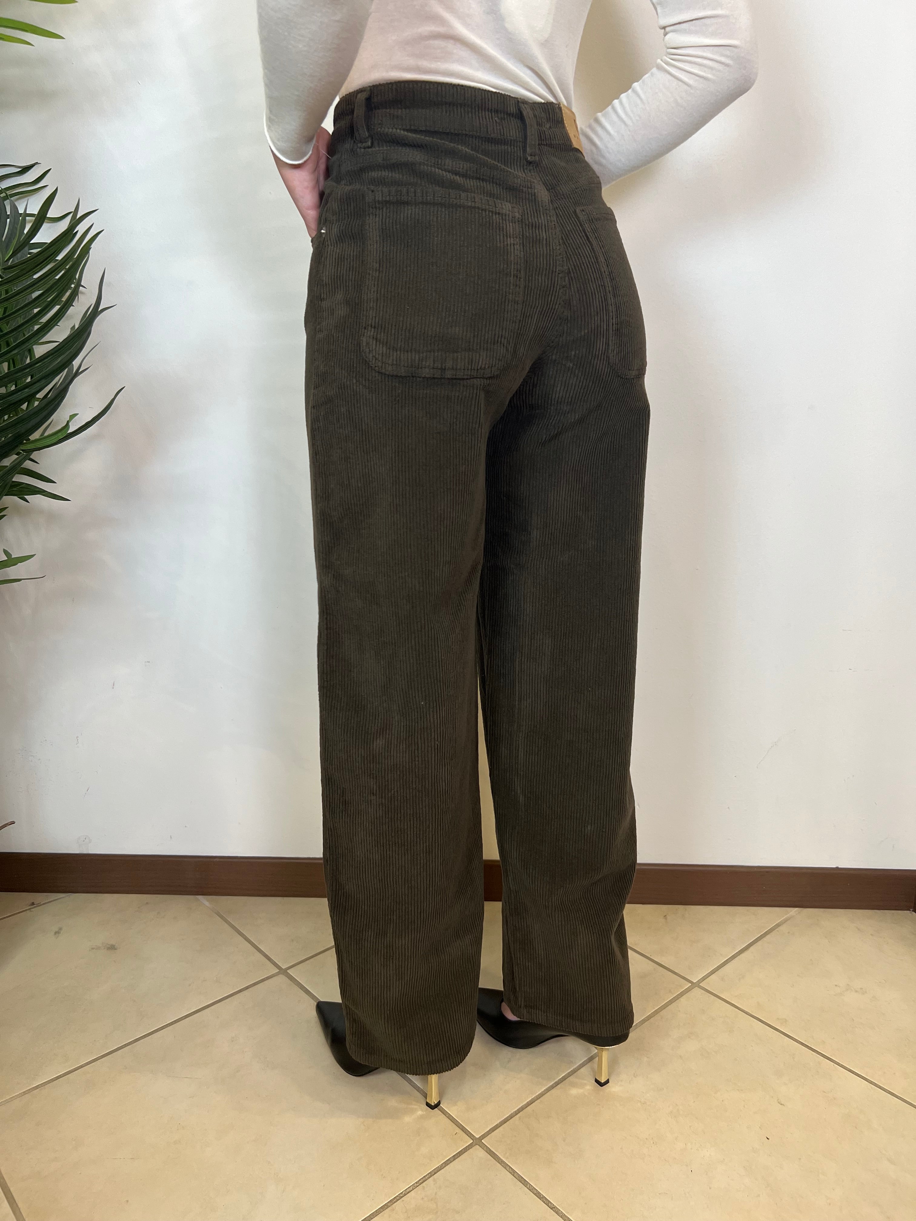 Pantalone Bella velluto mille righe - Haveone