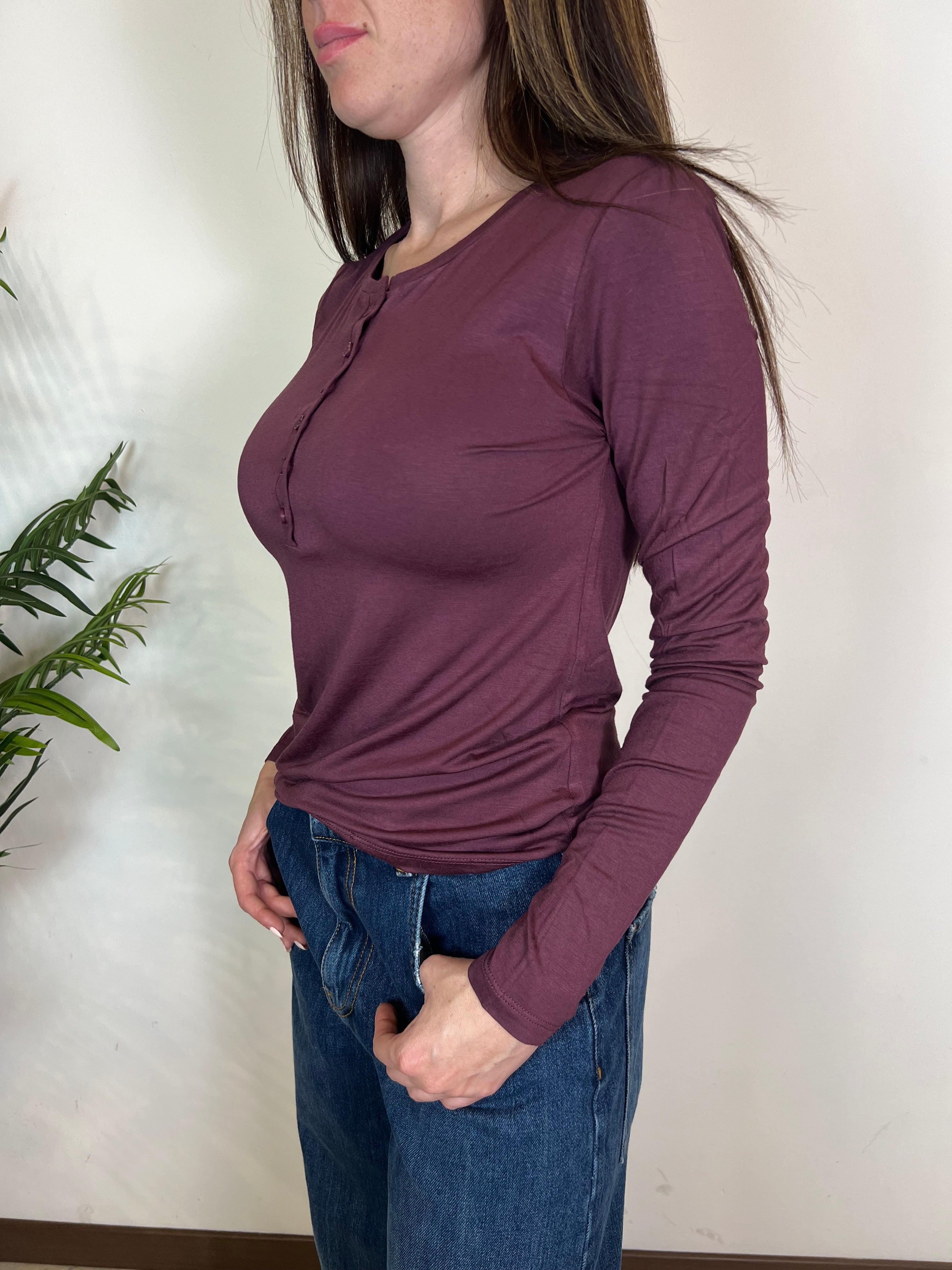 Maglia viscosa serafino - You Decide