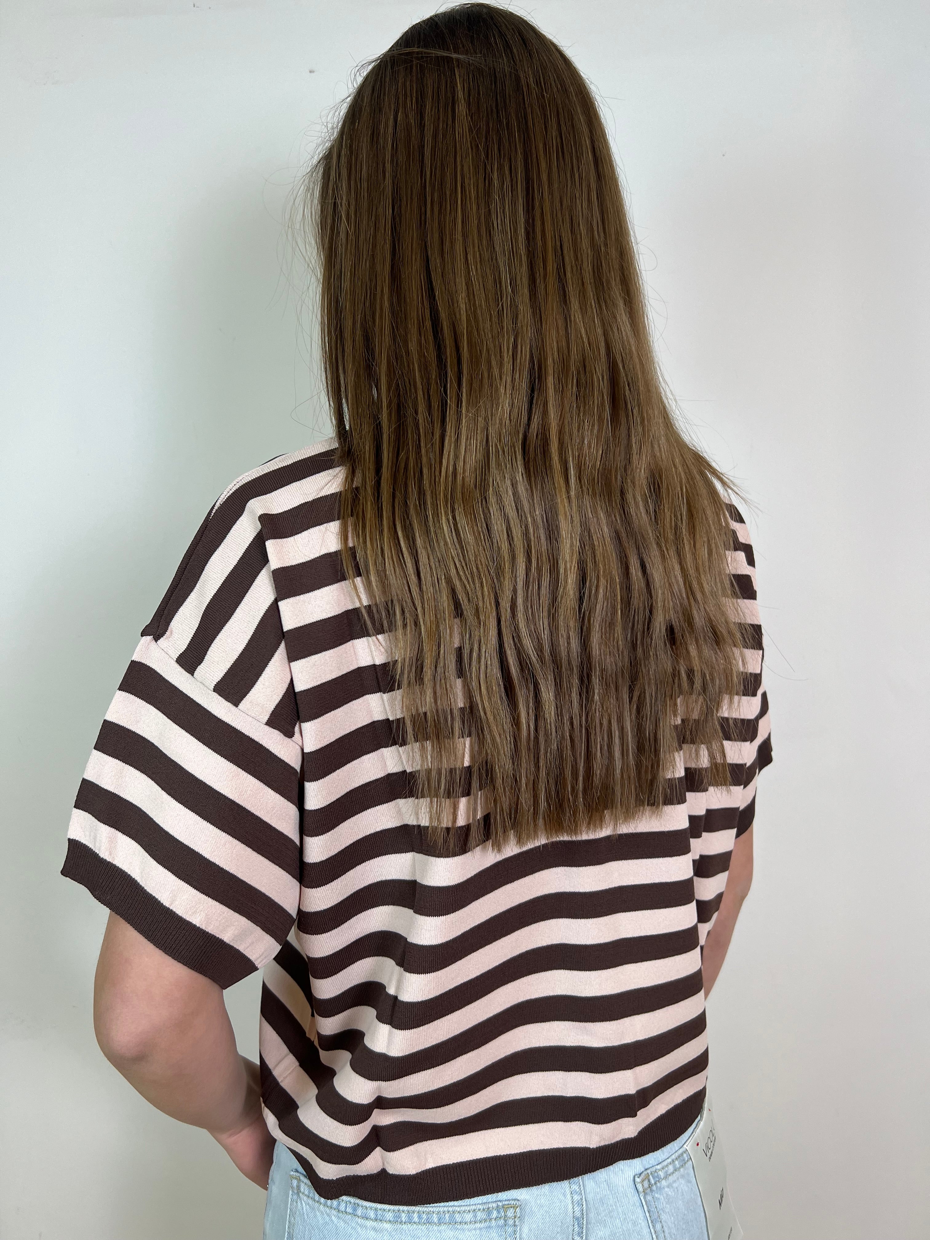 Maglia mezza manica righe - Vicolo