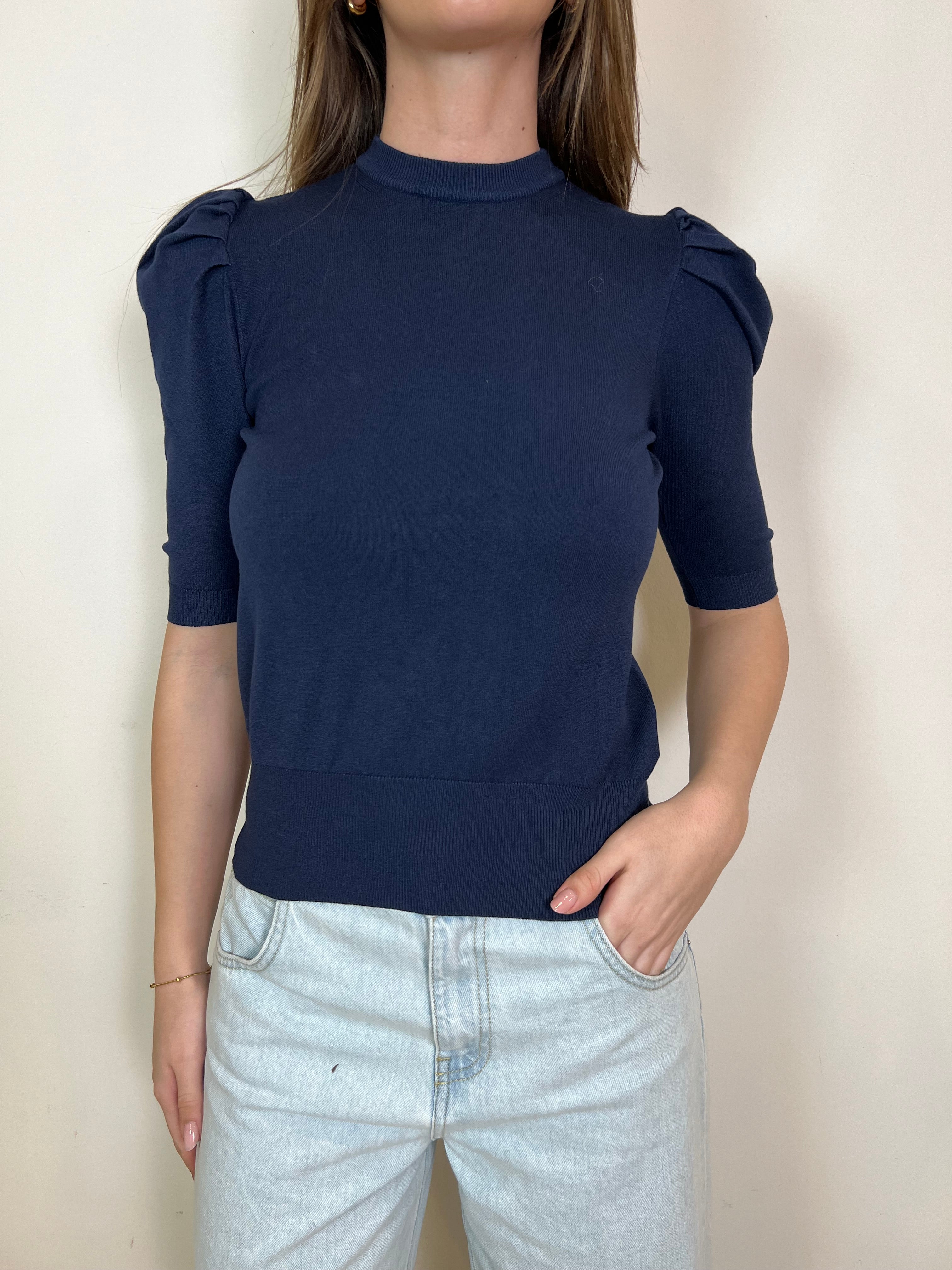 Maglia manica sbuffo tre quarti - Haveone