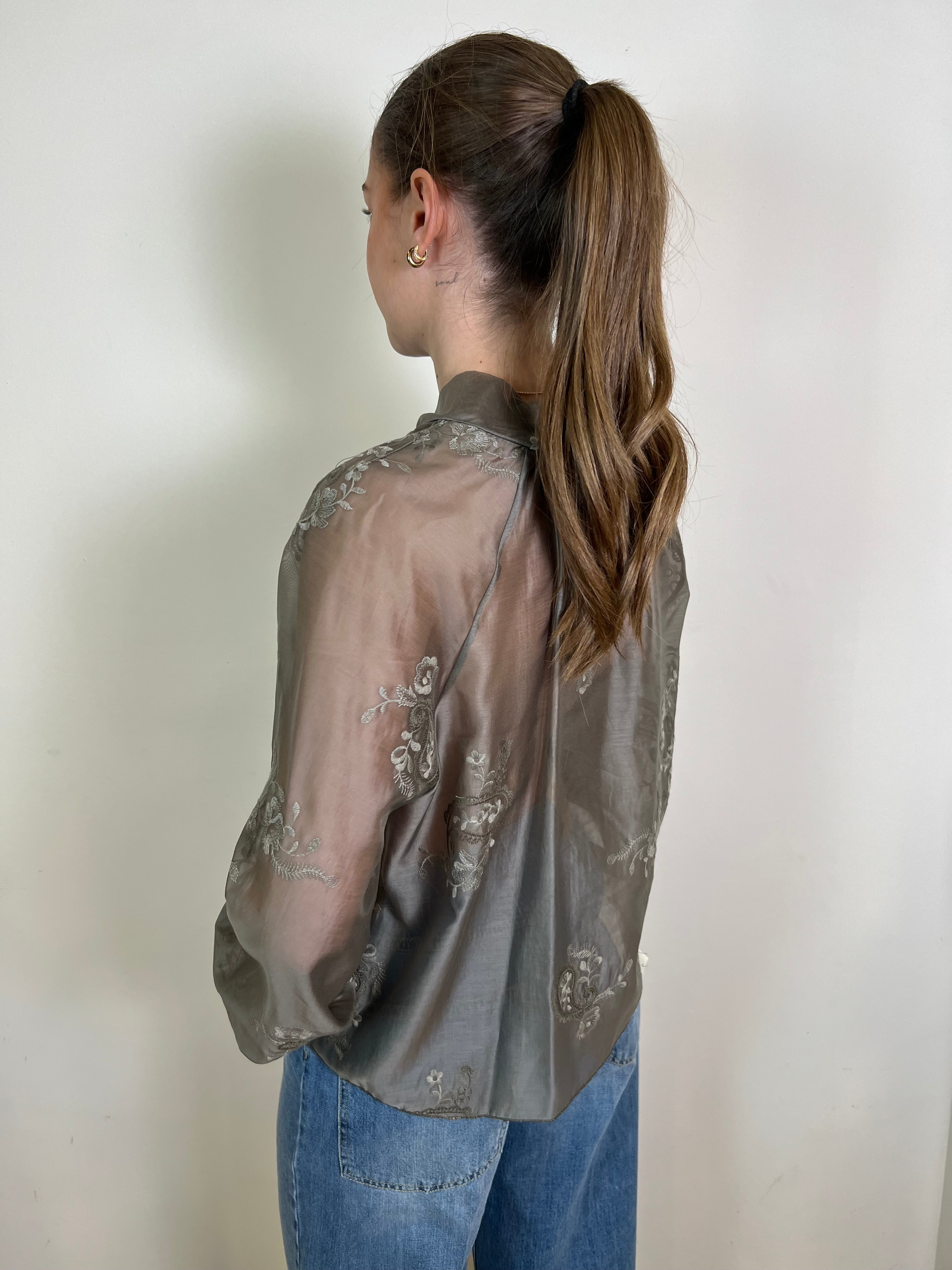 Camicia ricami fiocco - Vicolo