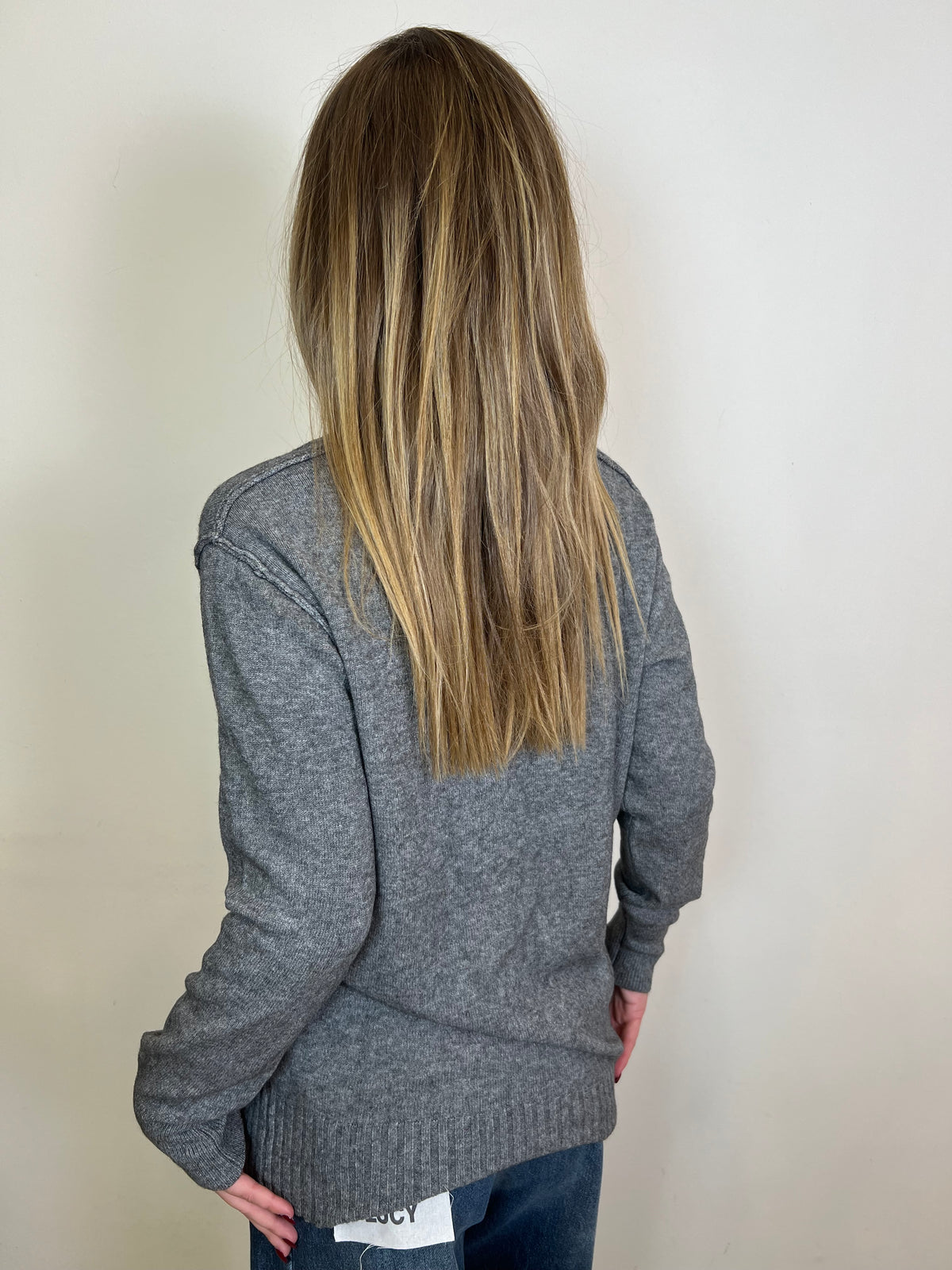 Cardigan lungo rasato - Haveone