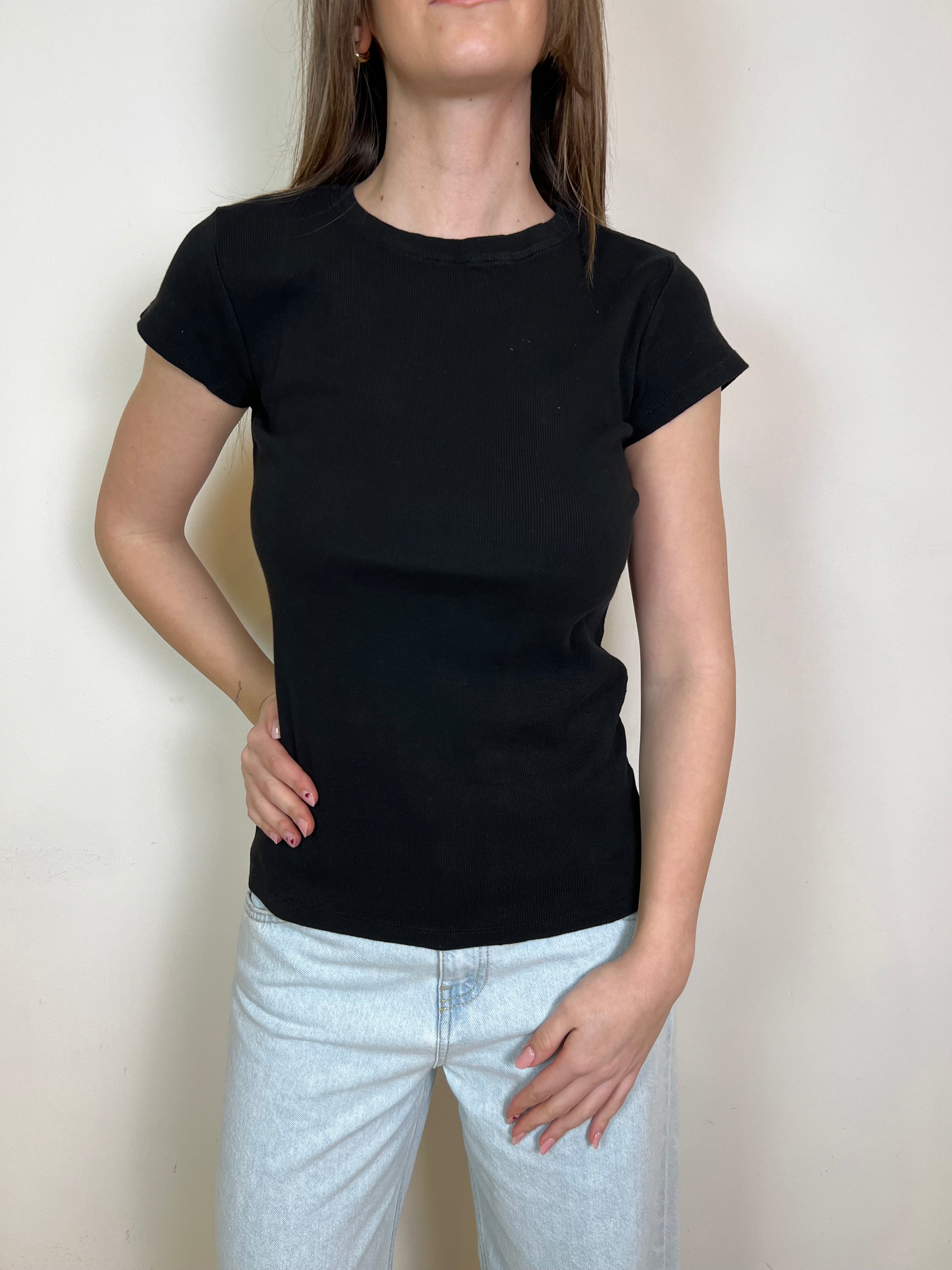 T-shirt costina mezza manica - Haveone