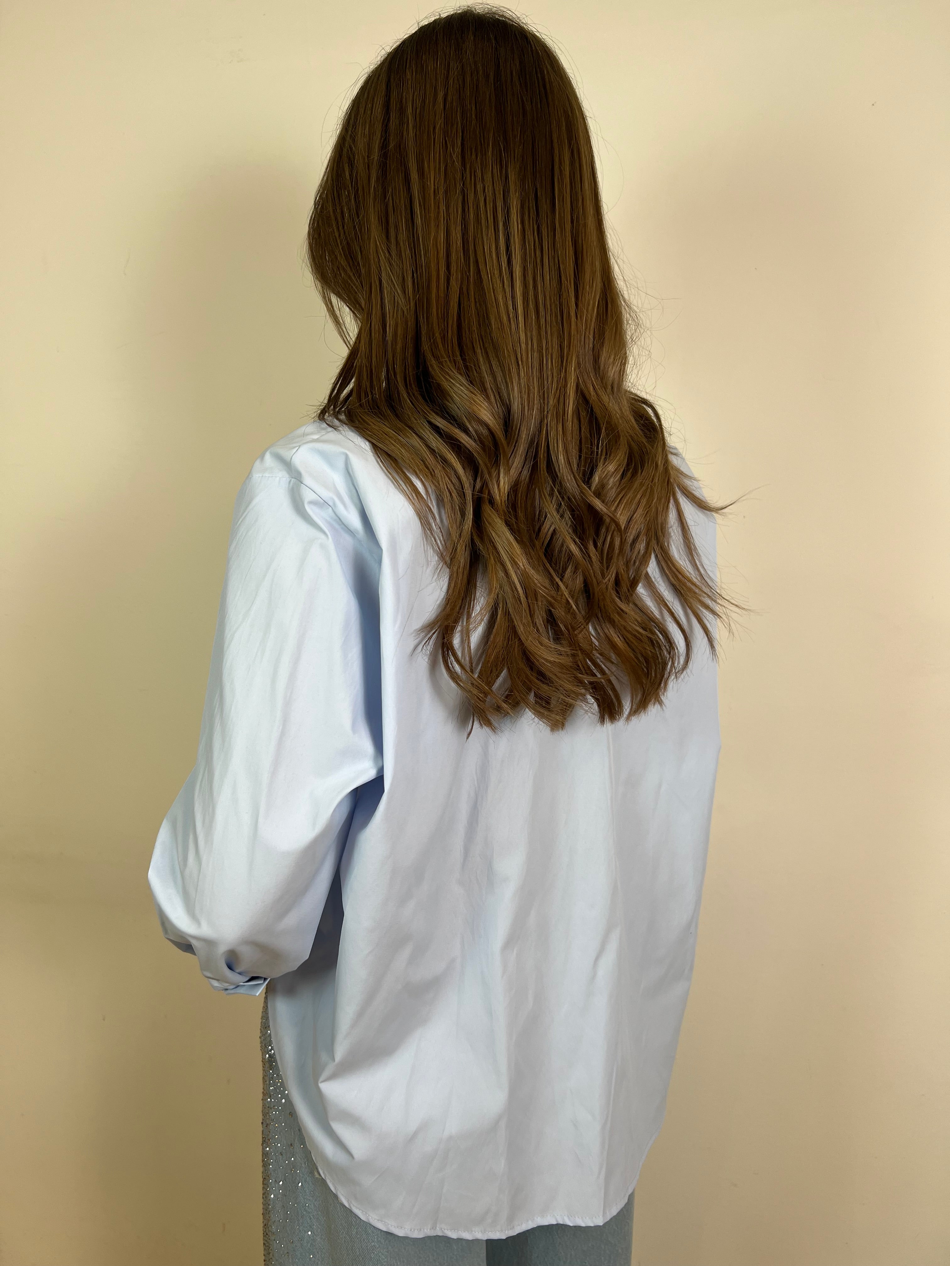 Camicia con cravatta crochet - Haveone