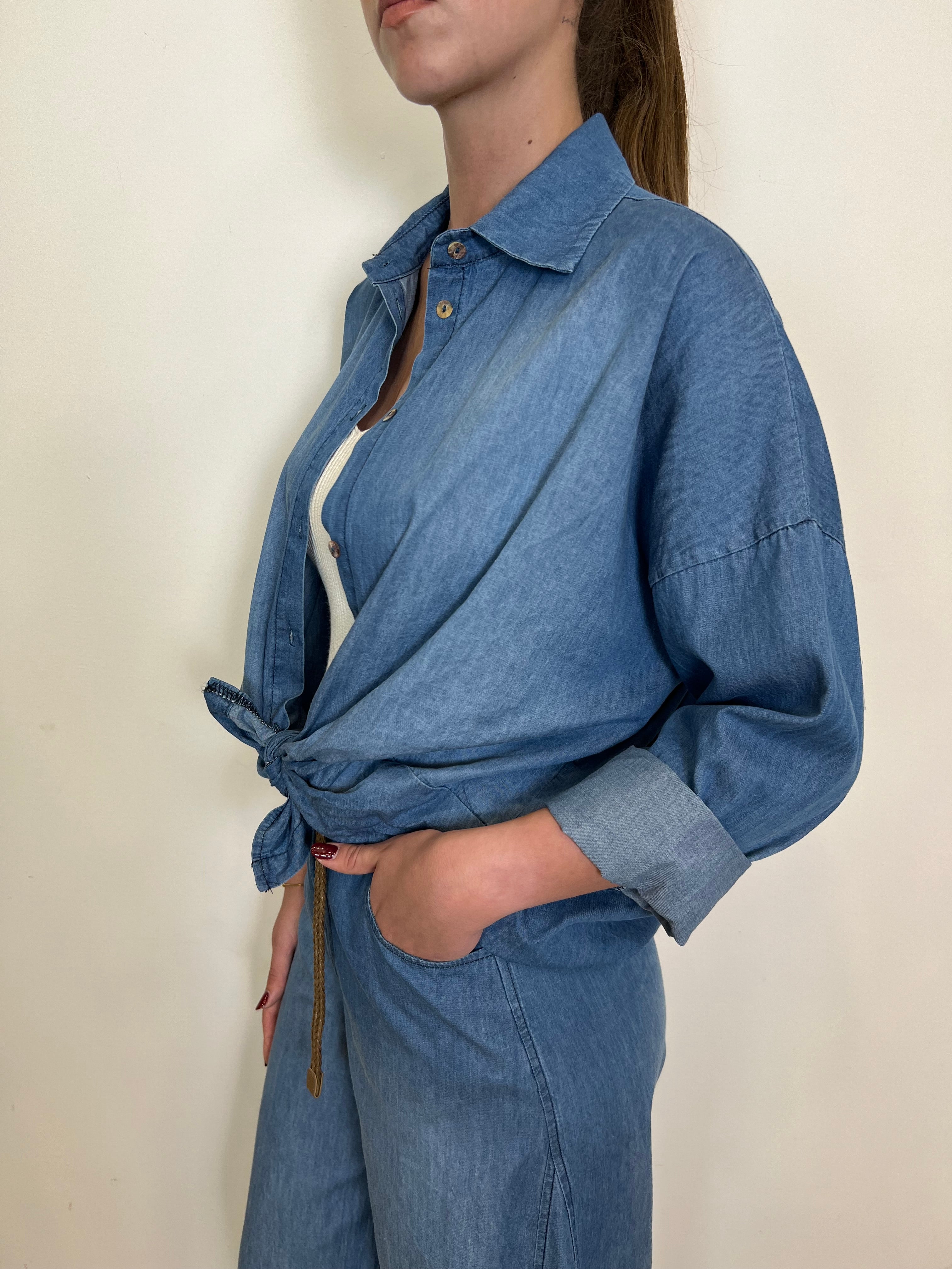 Camicia chambray - Haveone