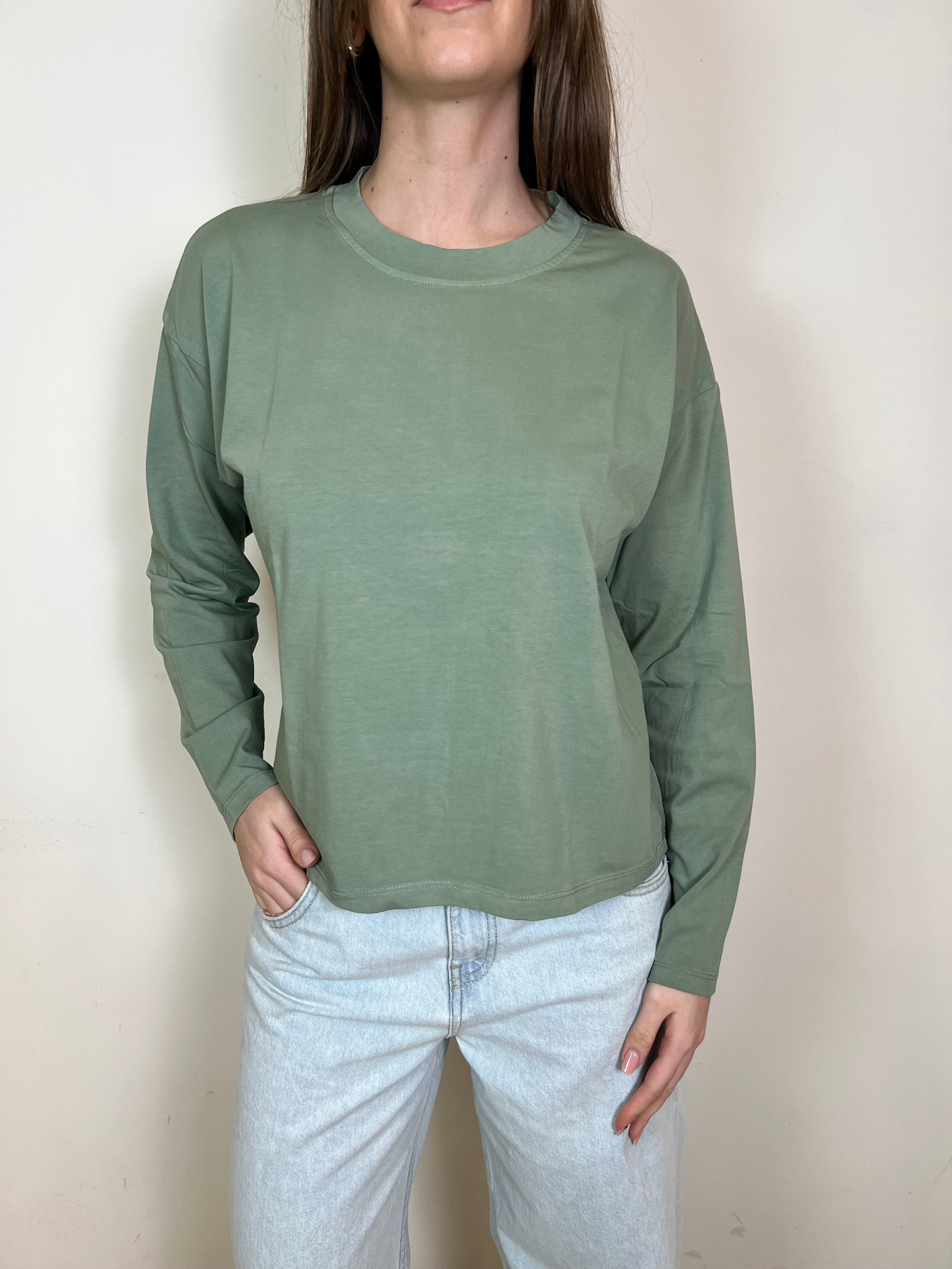 T-shirt scatola manica lunga - Haveone