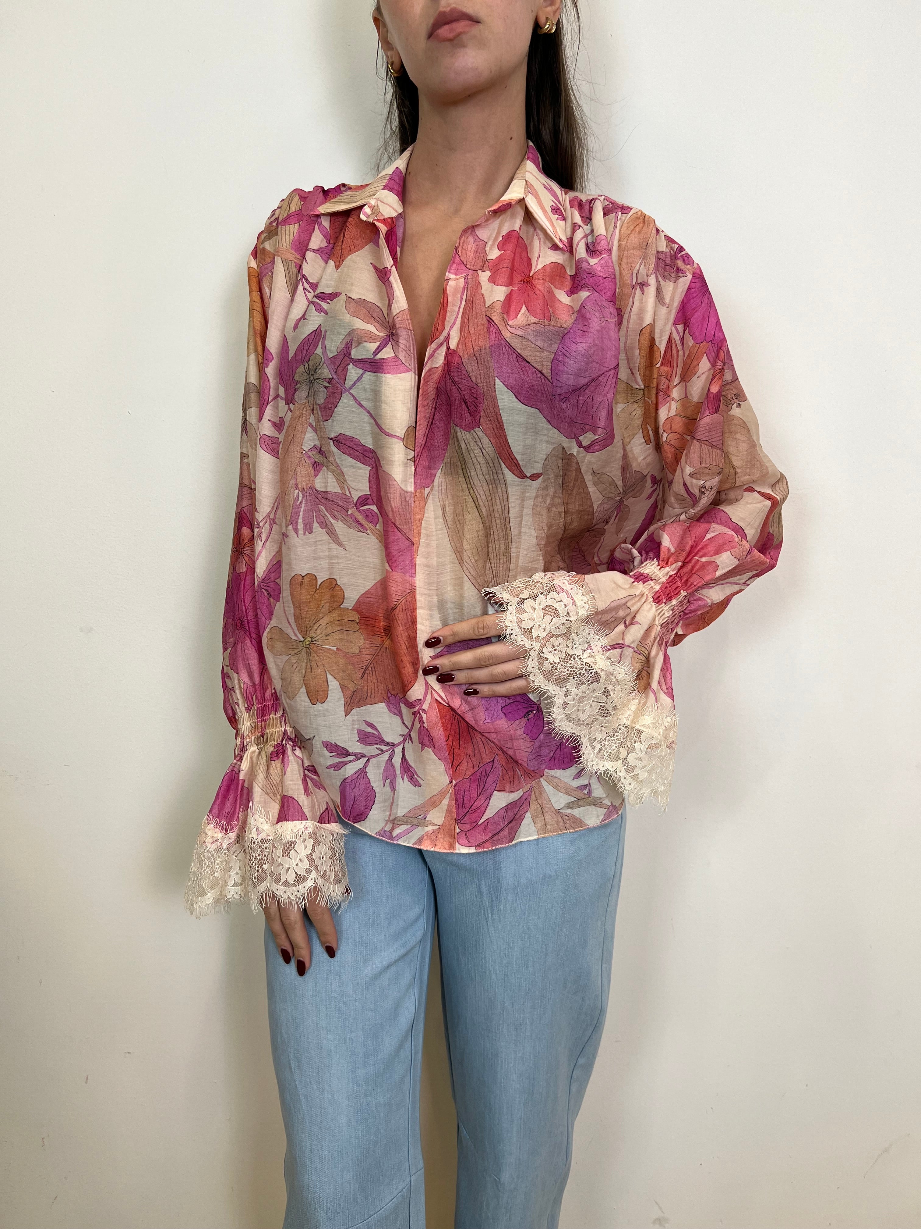 Camicia fantasia floreale - Haveone