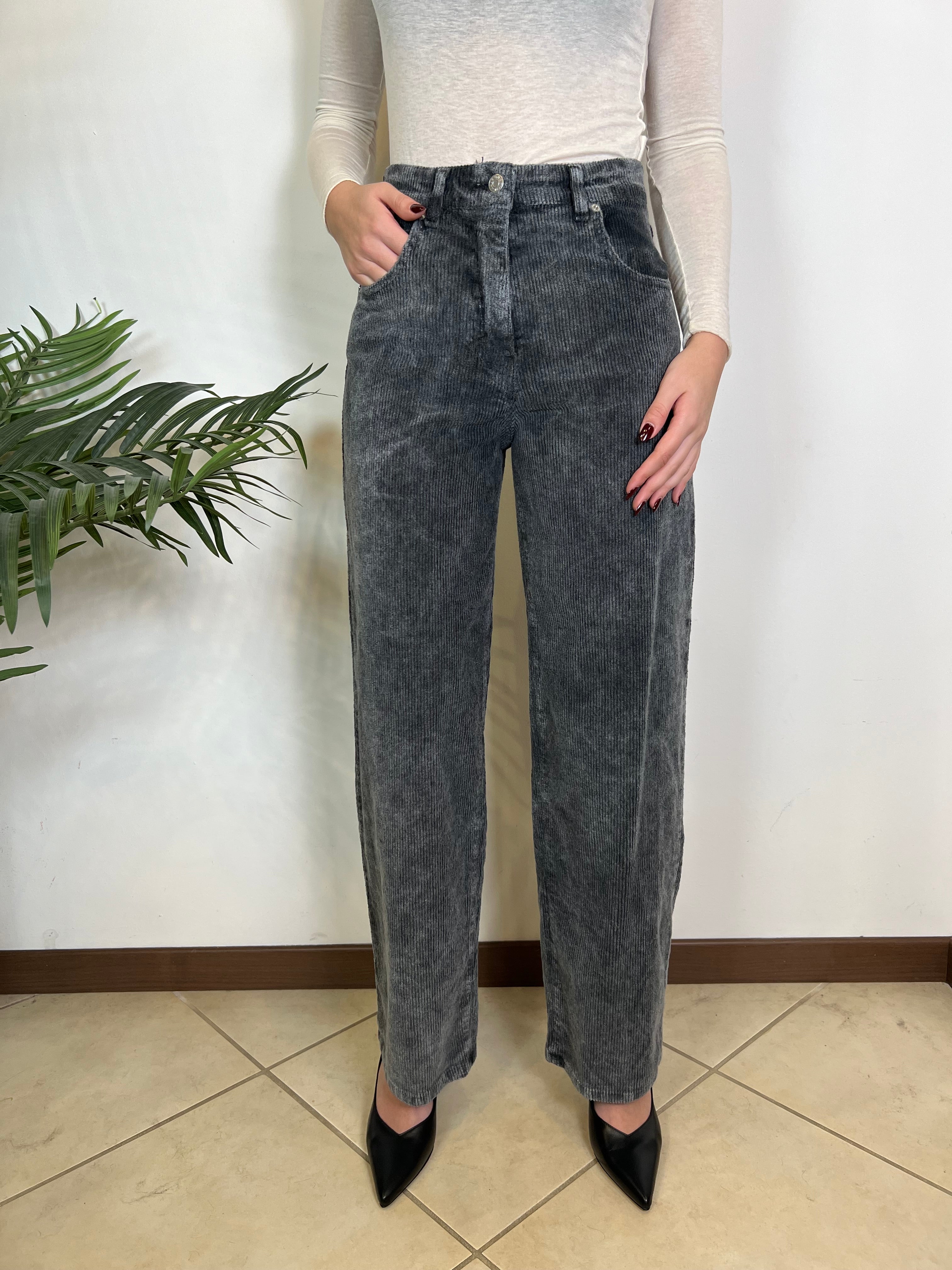 Pantalone Bella velluto tinto freddo - Haveone