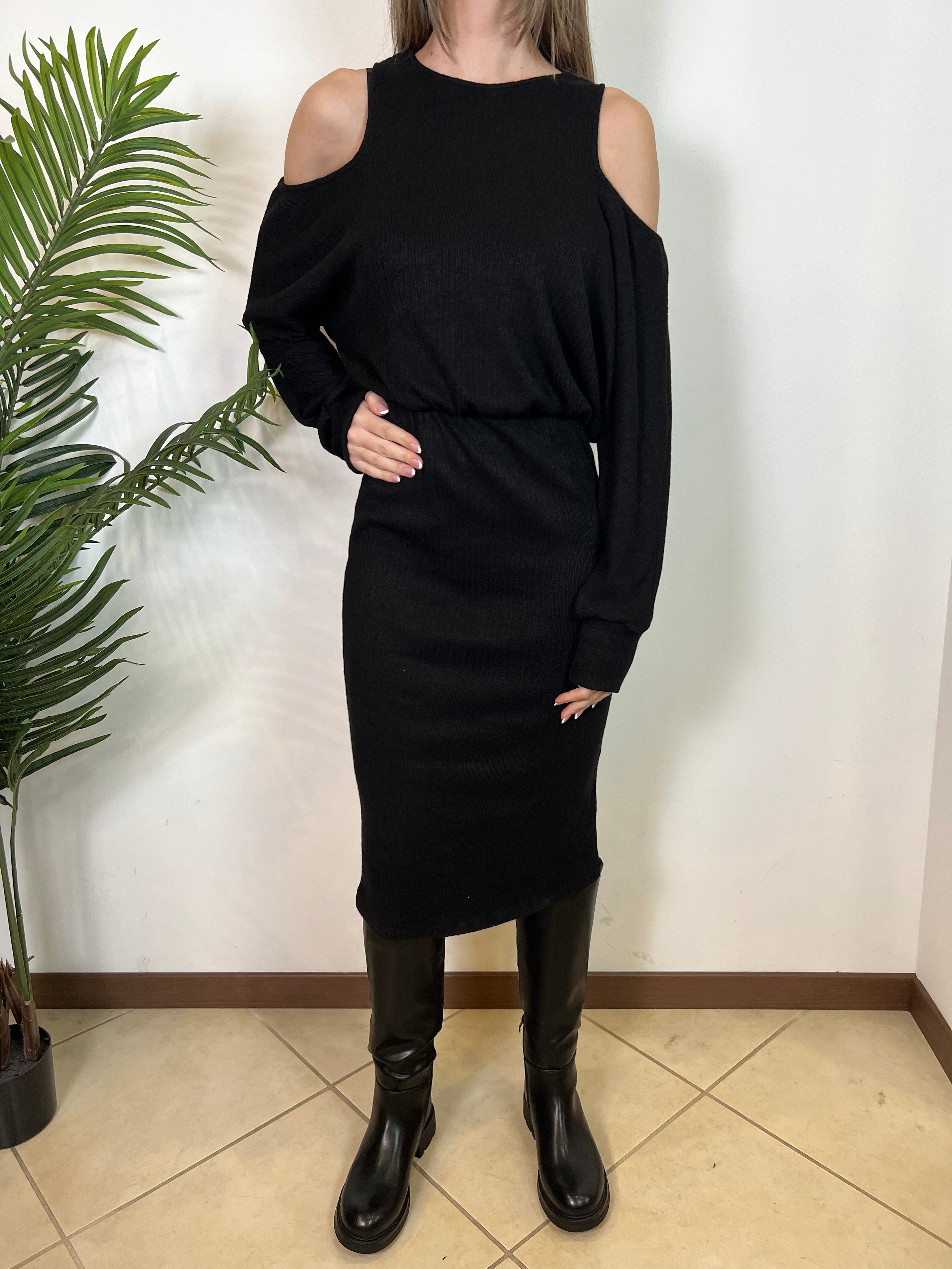 Abito midi cut-out - Haveone