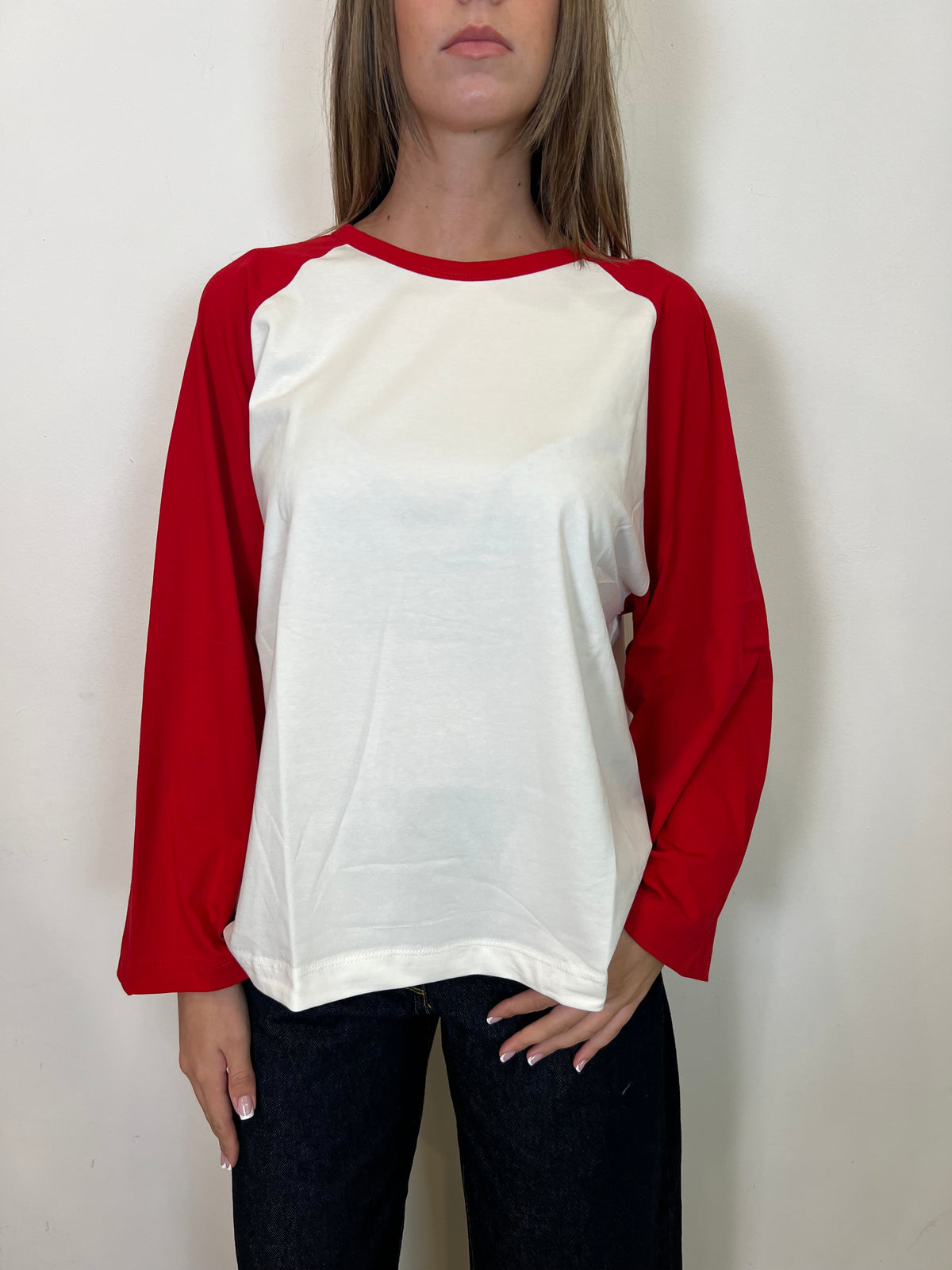 Maglia manica calla bicolor - Haveone