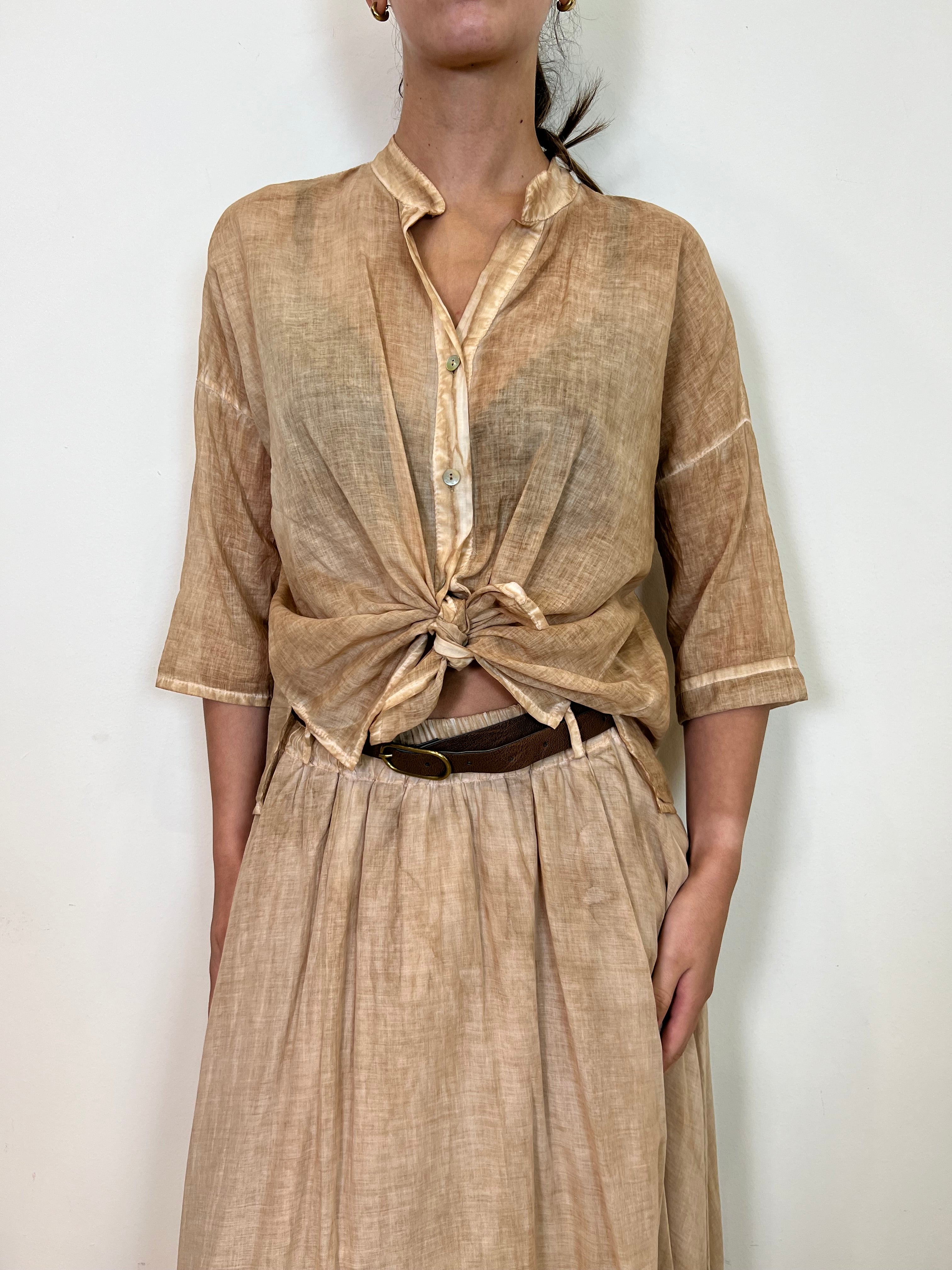 Camicia mussola stone - Haveone
