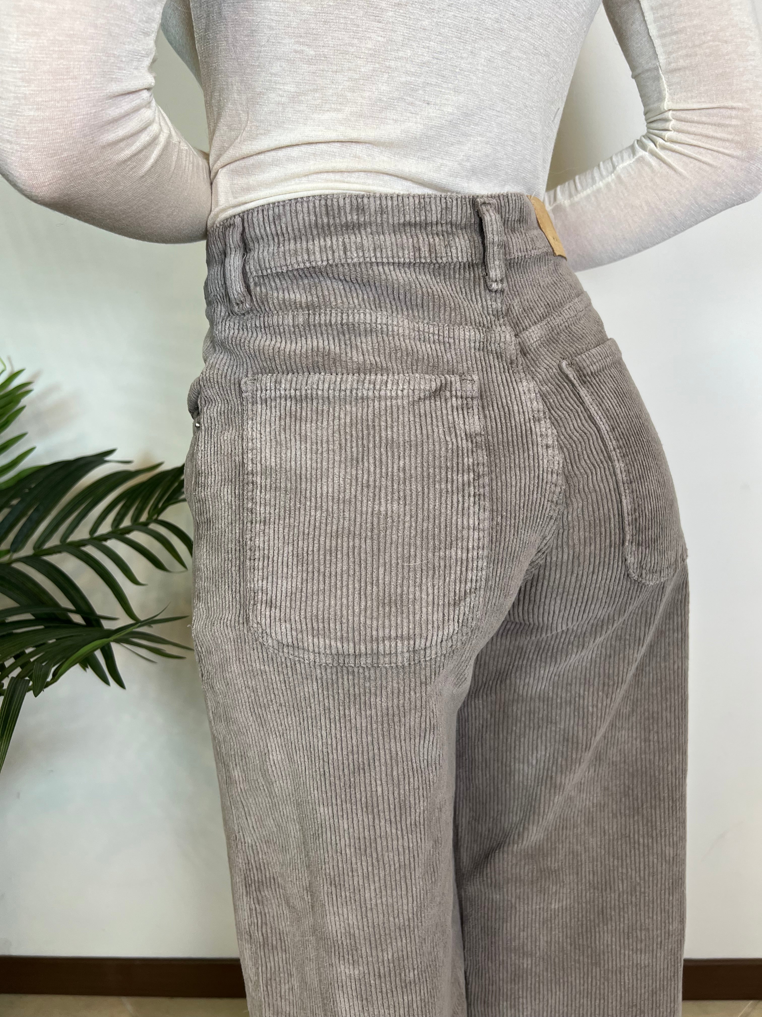 Pantalone Bella velluto tinto freddo - Haveone