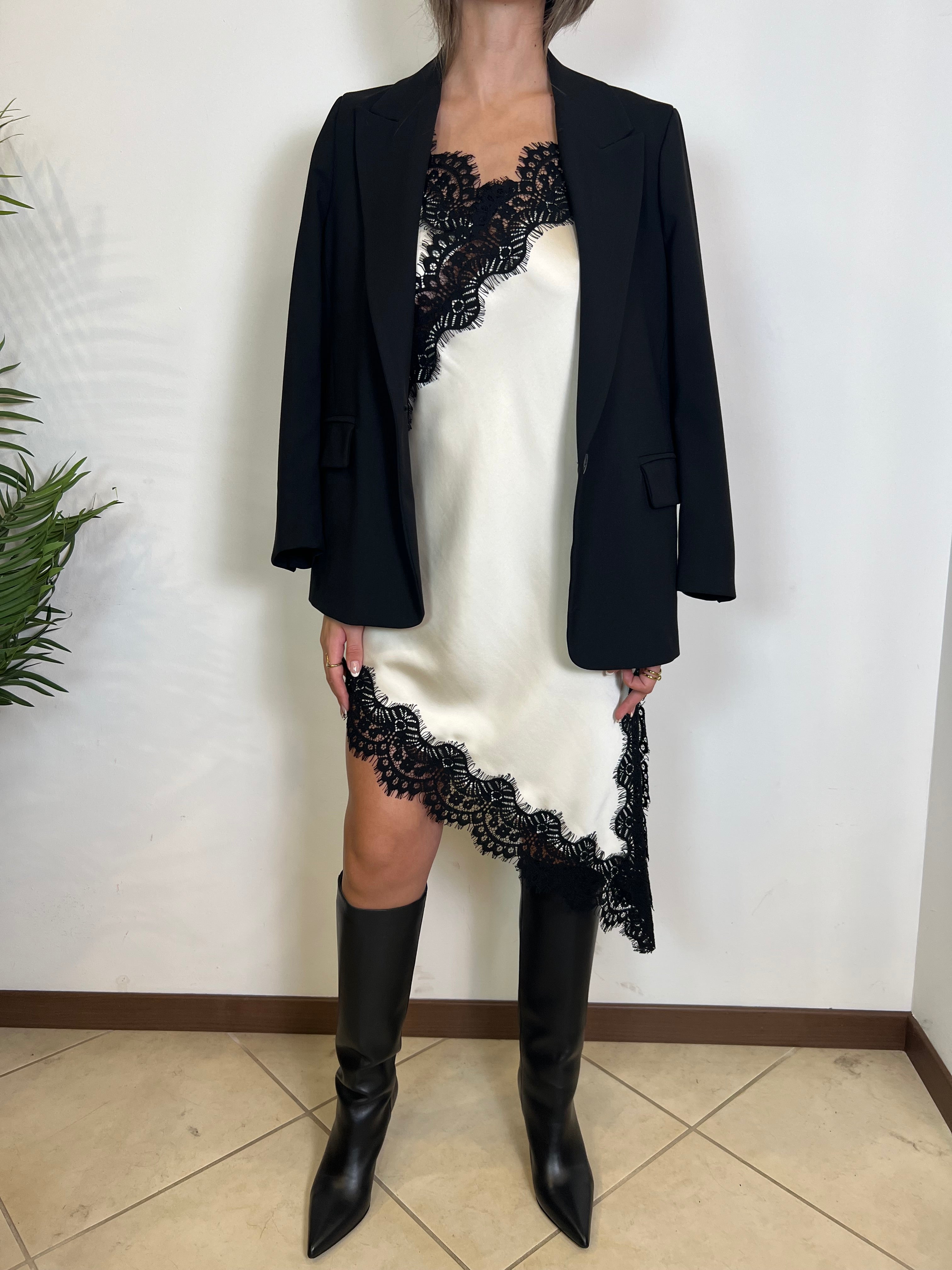 Abito asimmetrico lingerie - Haveone