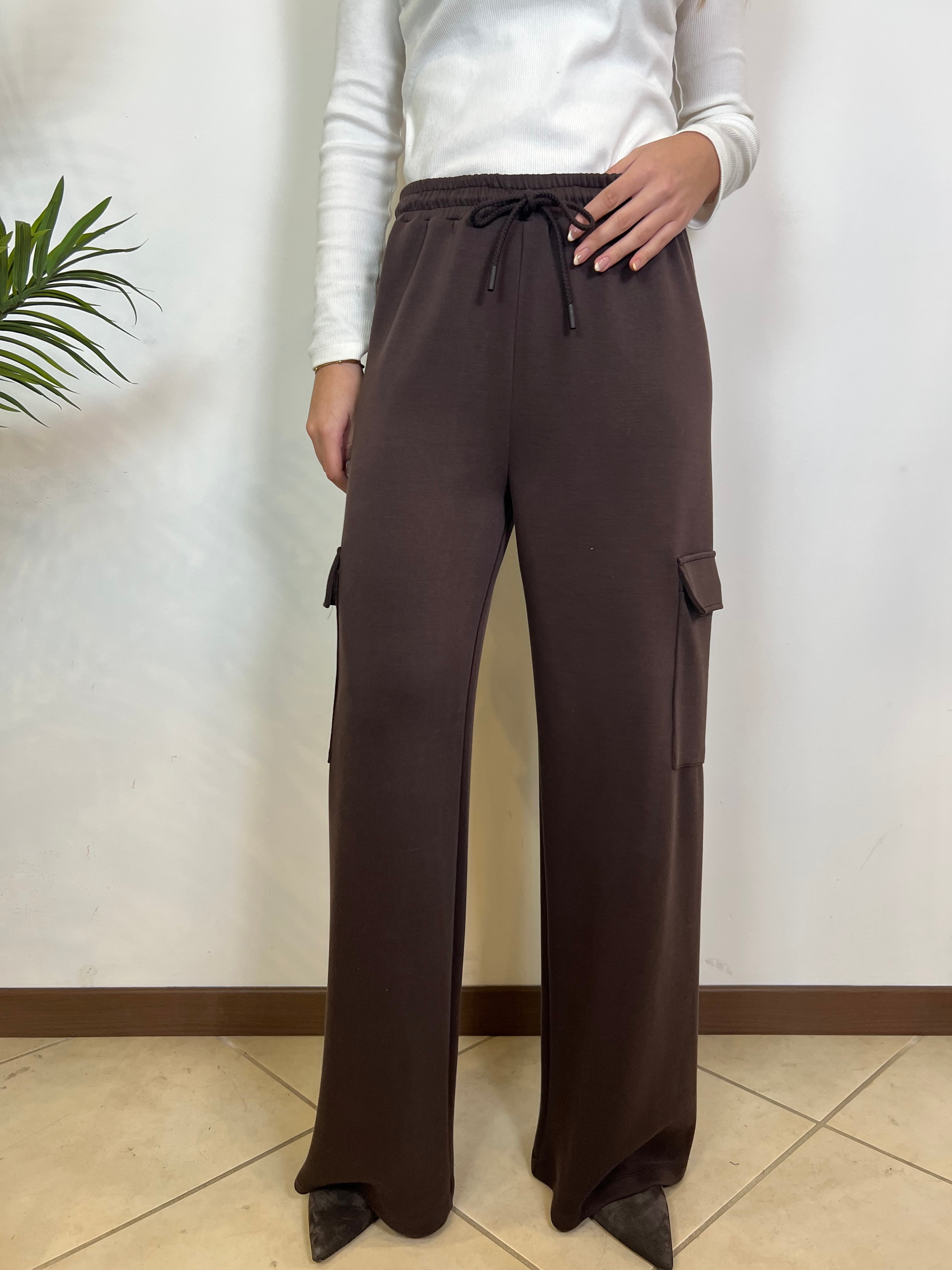 Pantalone cargo felpa - Vicolo