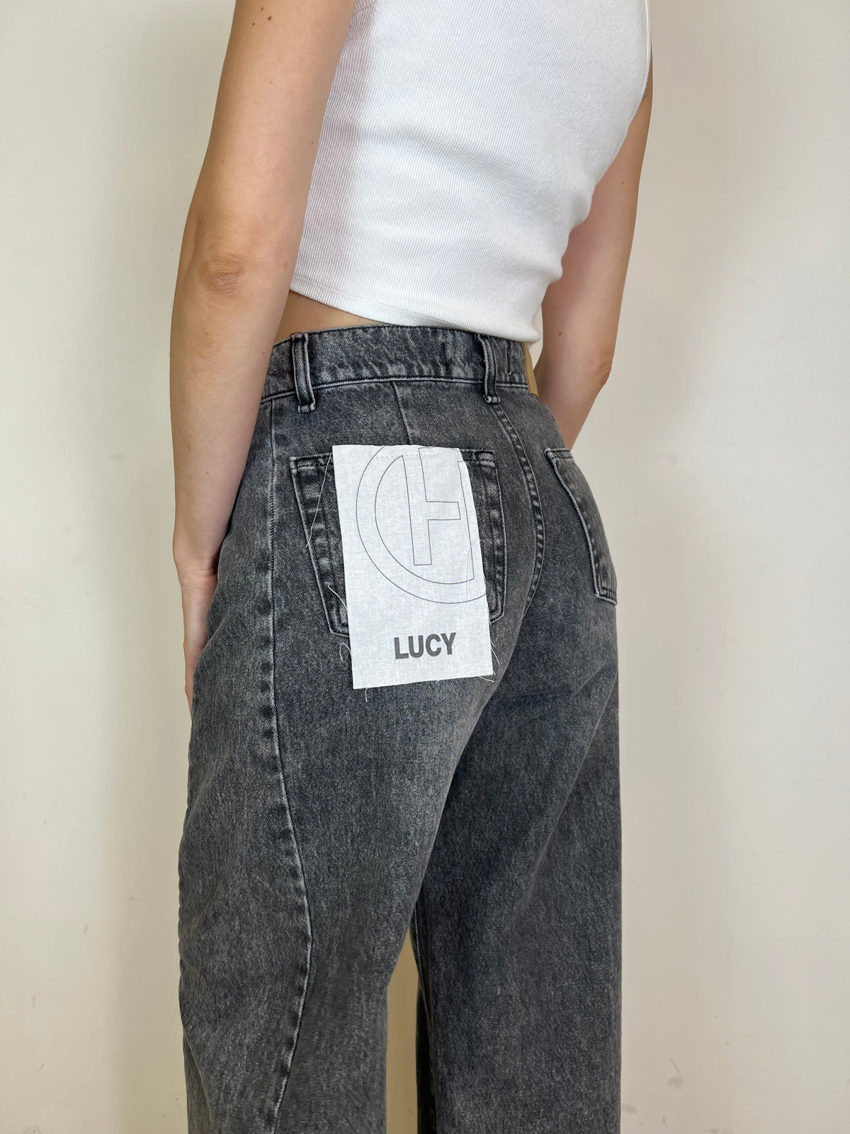 Jeans Lucy grigio - Haveone