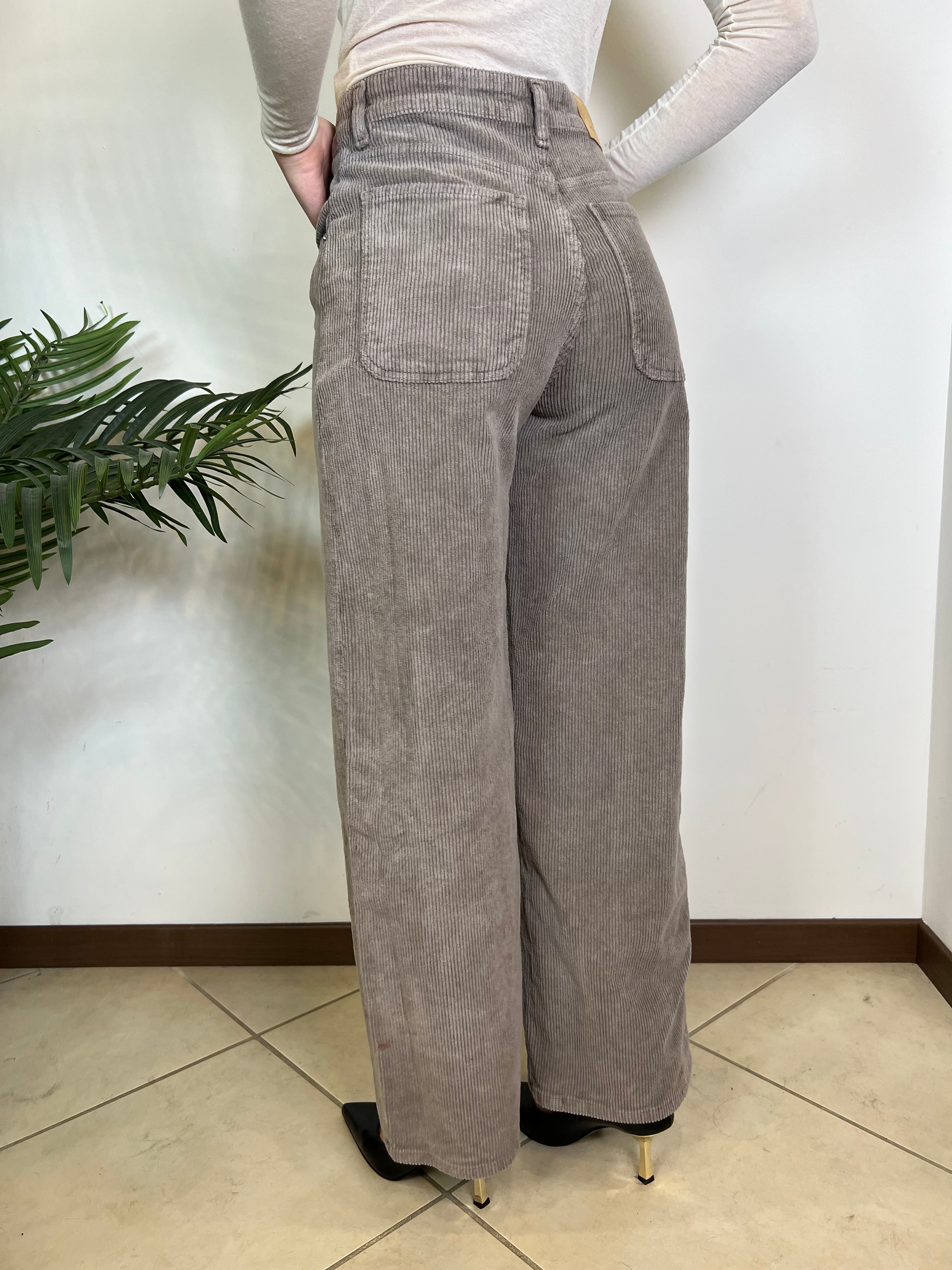 Pantalone Bella velluto tinto freddo - Haveone