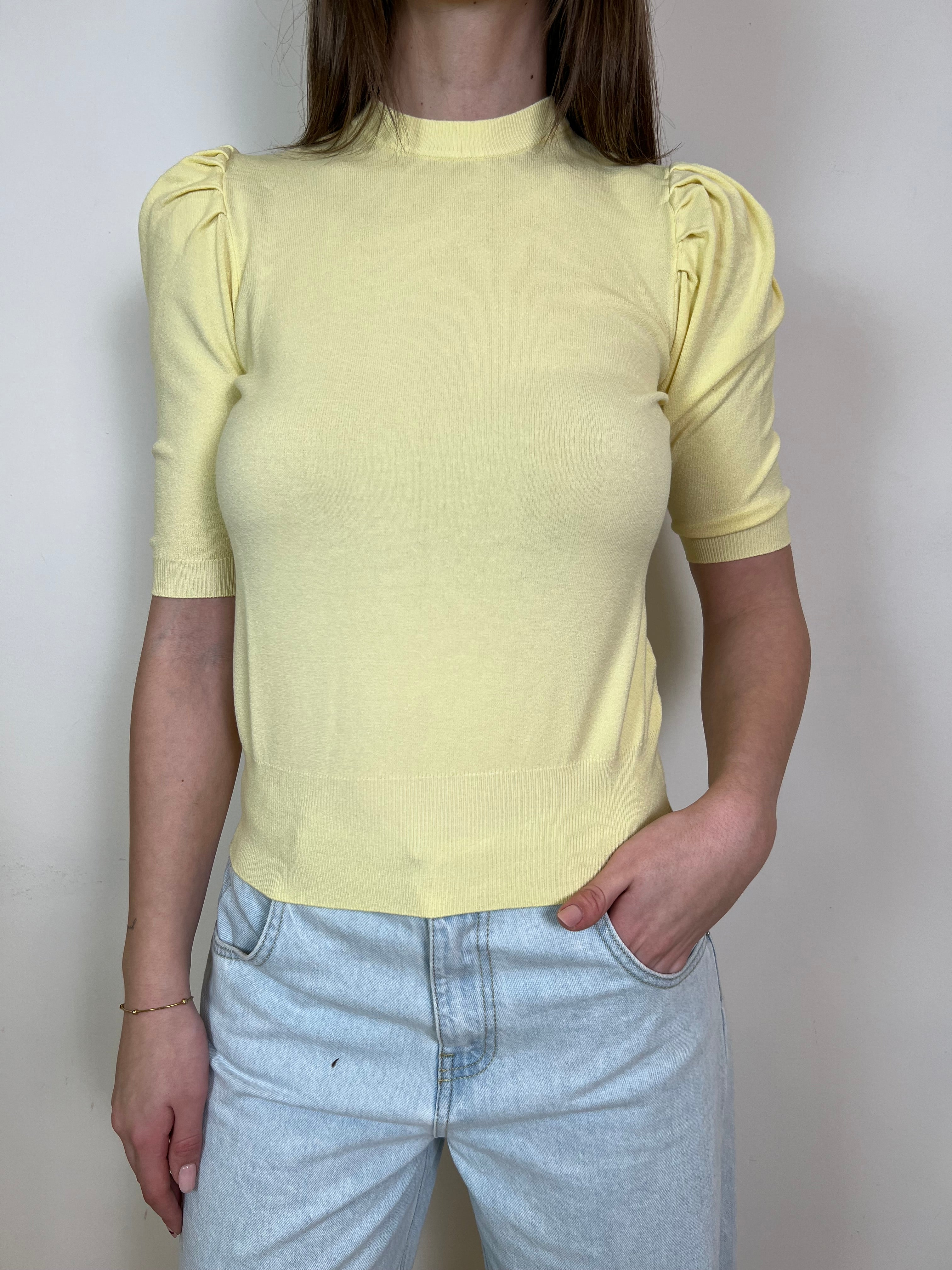 Maglia manica sbuffo tre quarti - Haveone