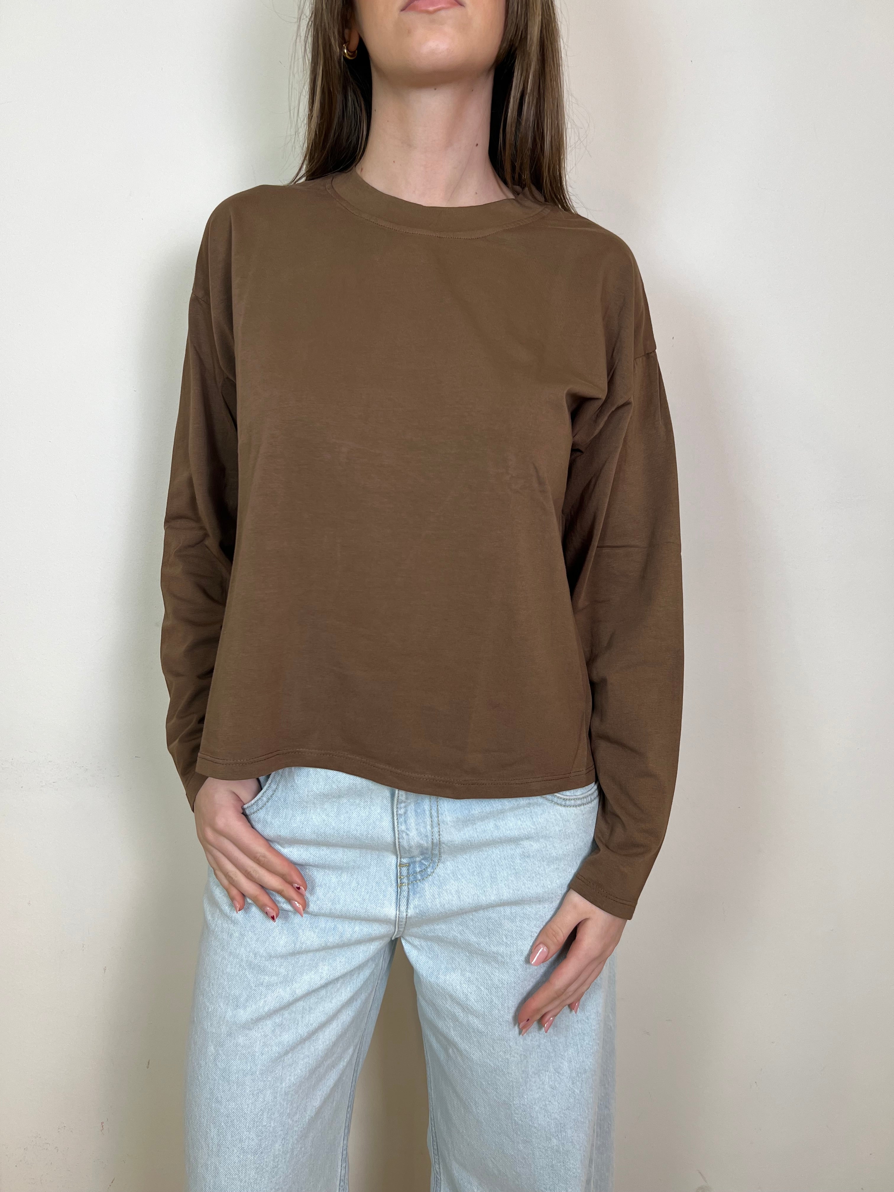 T-shirt scatola manica lunga - Haveone