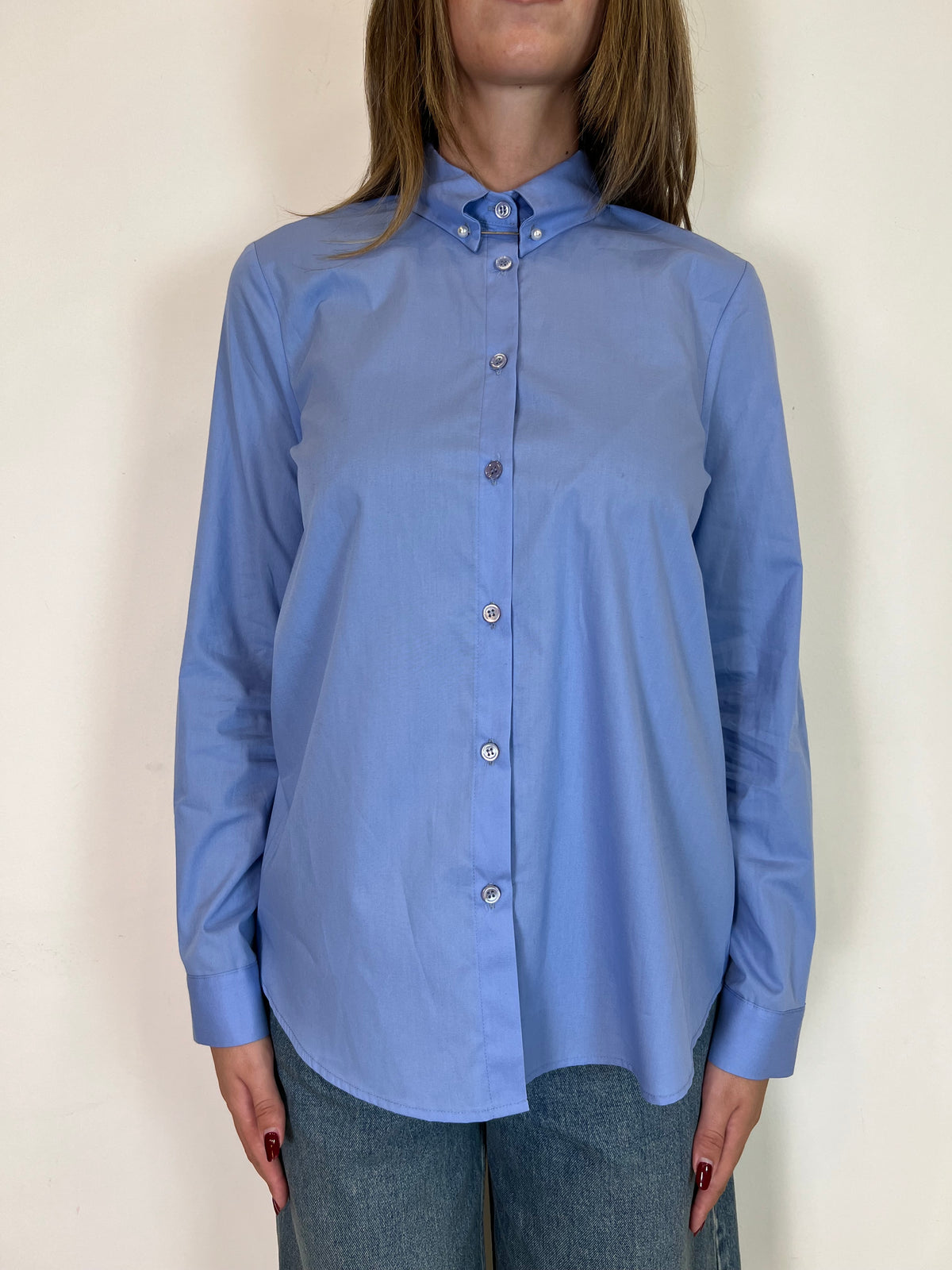 Camicia piercing perla - Haveone